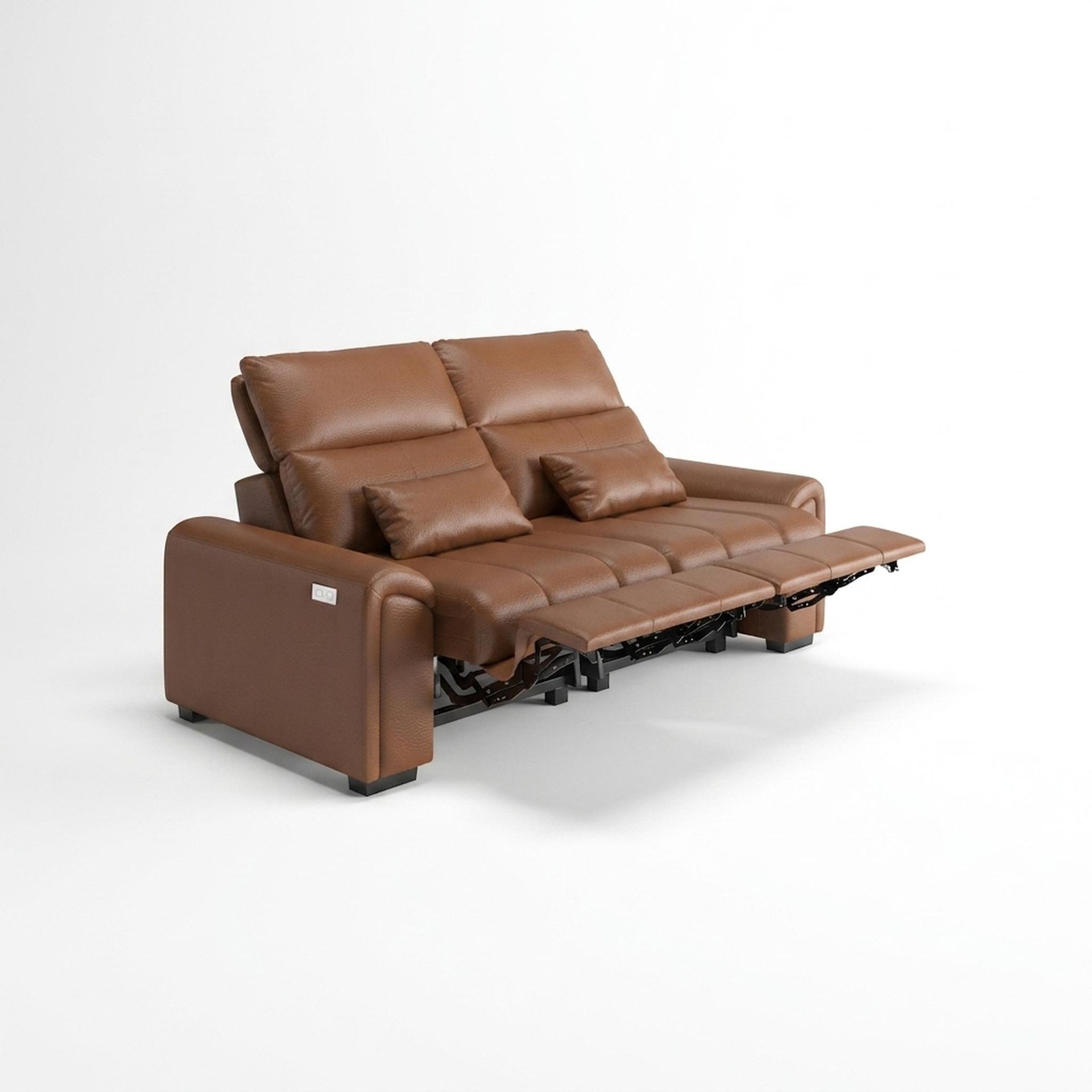 Eldur Relaxed Seat, 2 Seater ( 2 RR), Tan Classic Leather Essential