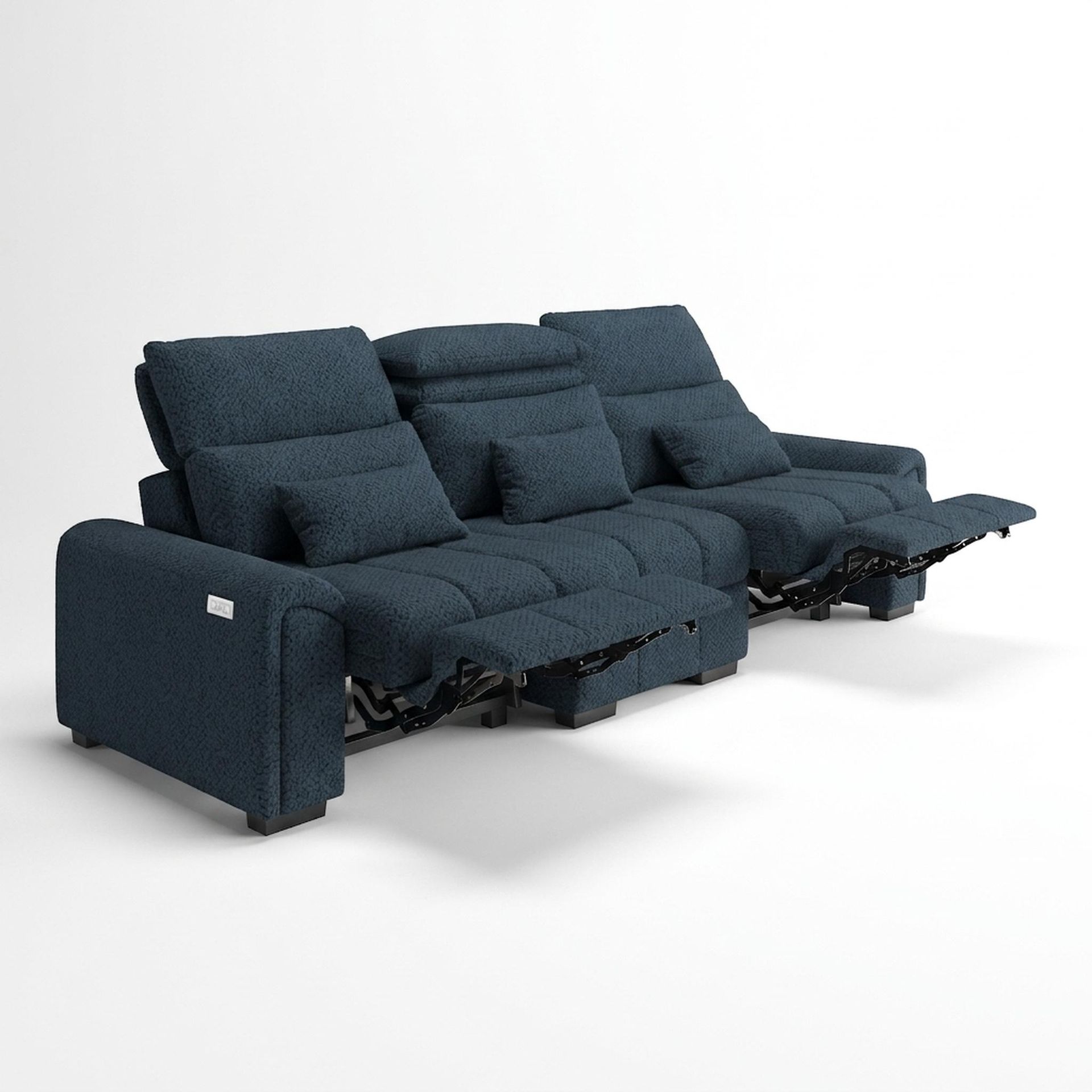 Eldur Relaxed Seat, 3 Seater (2 RR), Royal Ink Elite