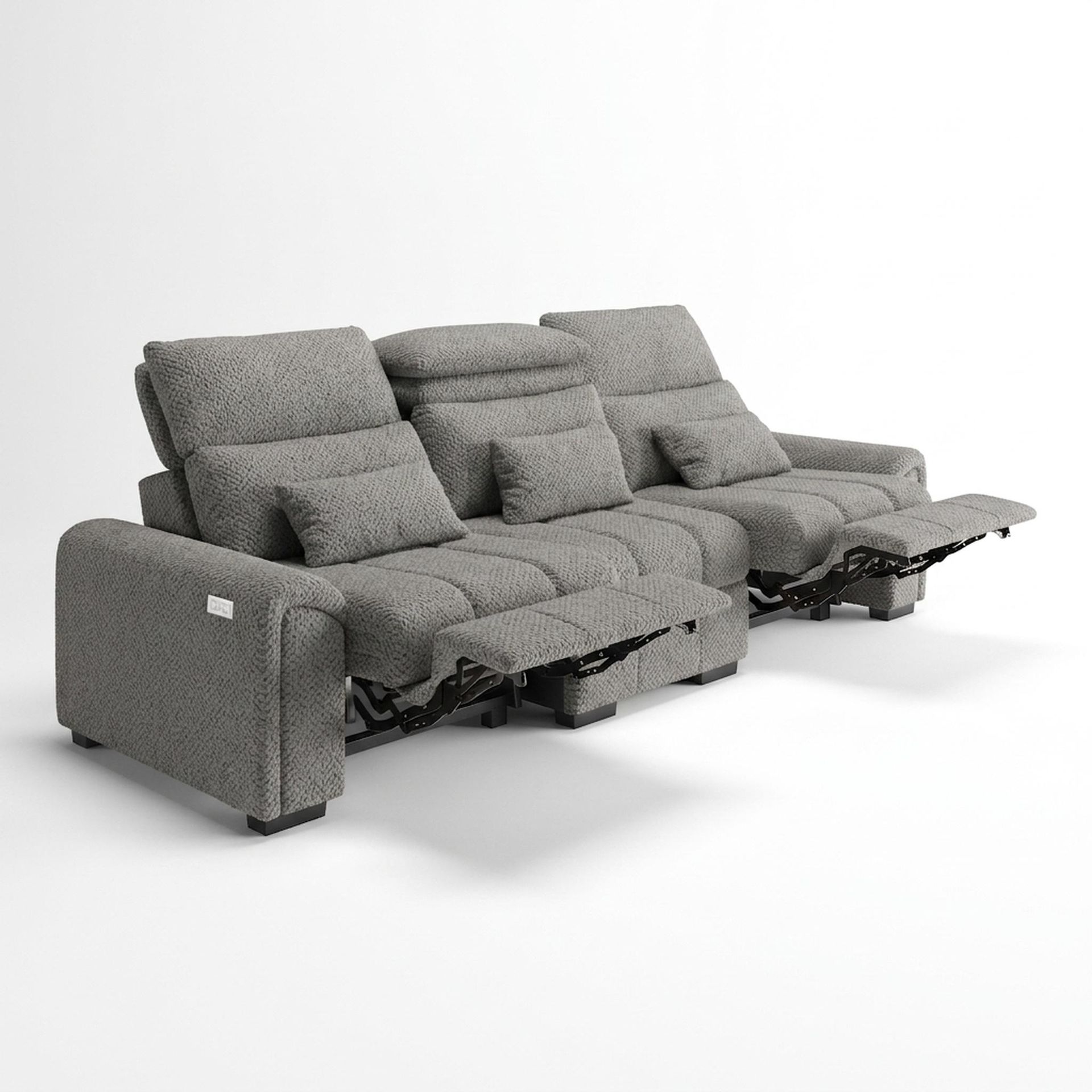 Eldur Relaxed Seat, 3 Seater (2 RR), Clay Beige Elite