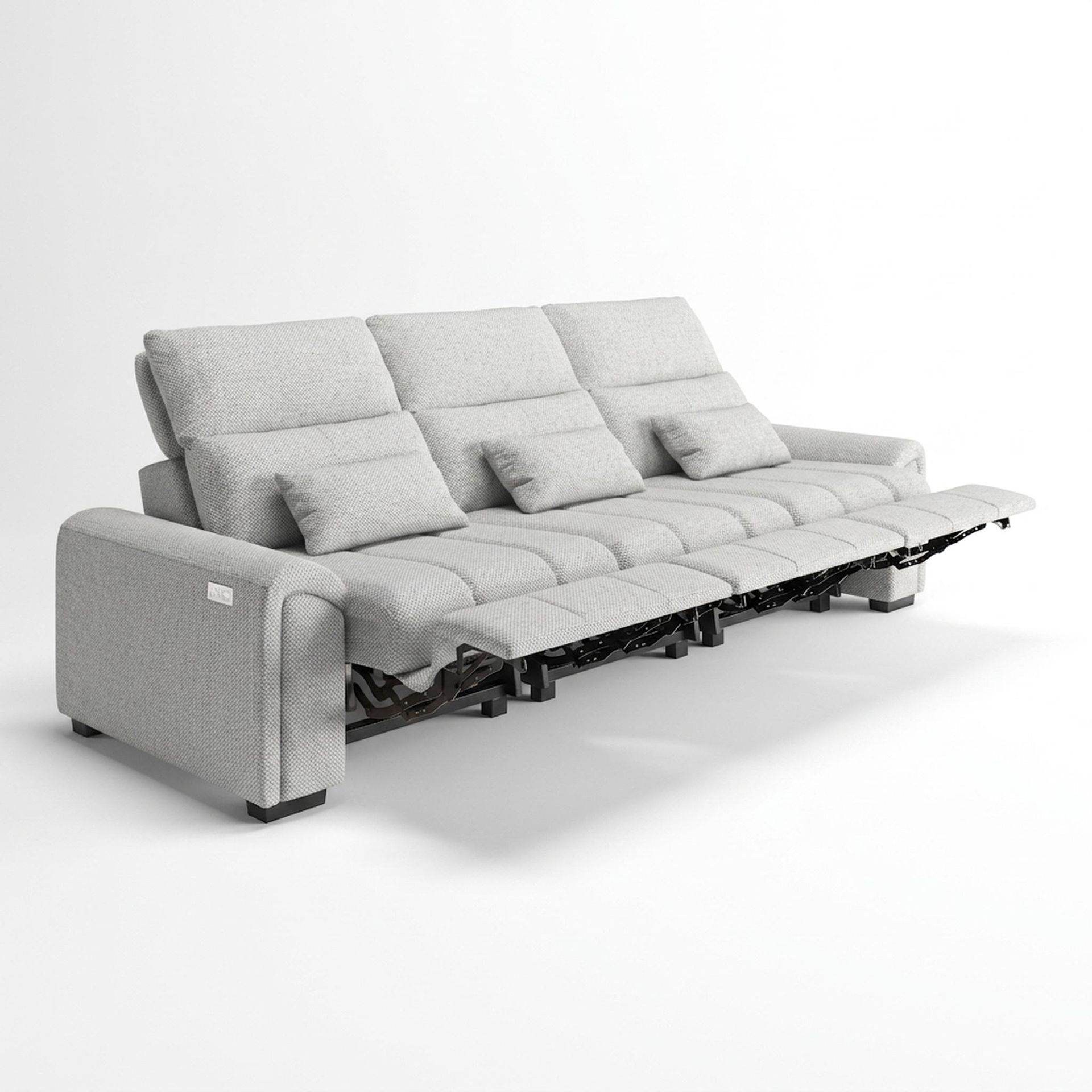 Eldur Relaxed Seat, 3 Seater (3 RR), Opaline Snow Elite