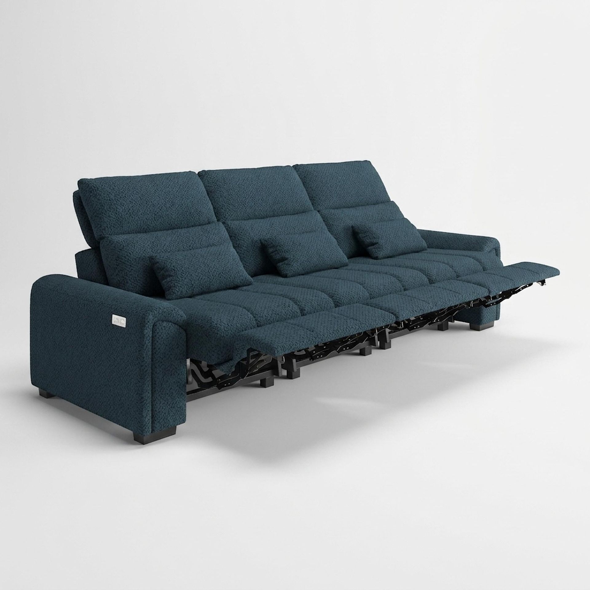 Eldur Relaxed Seat, 3 Seater (3 RR), Royal Ink Elite