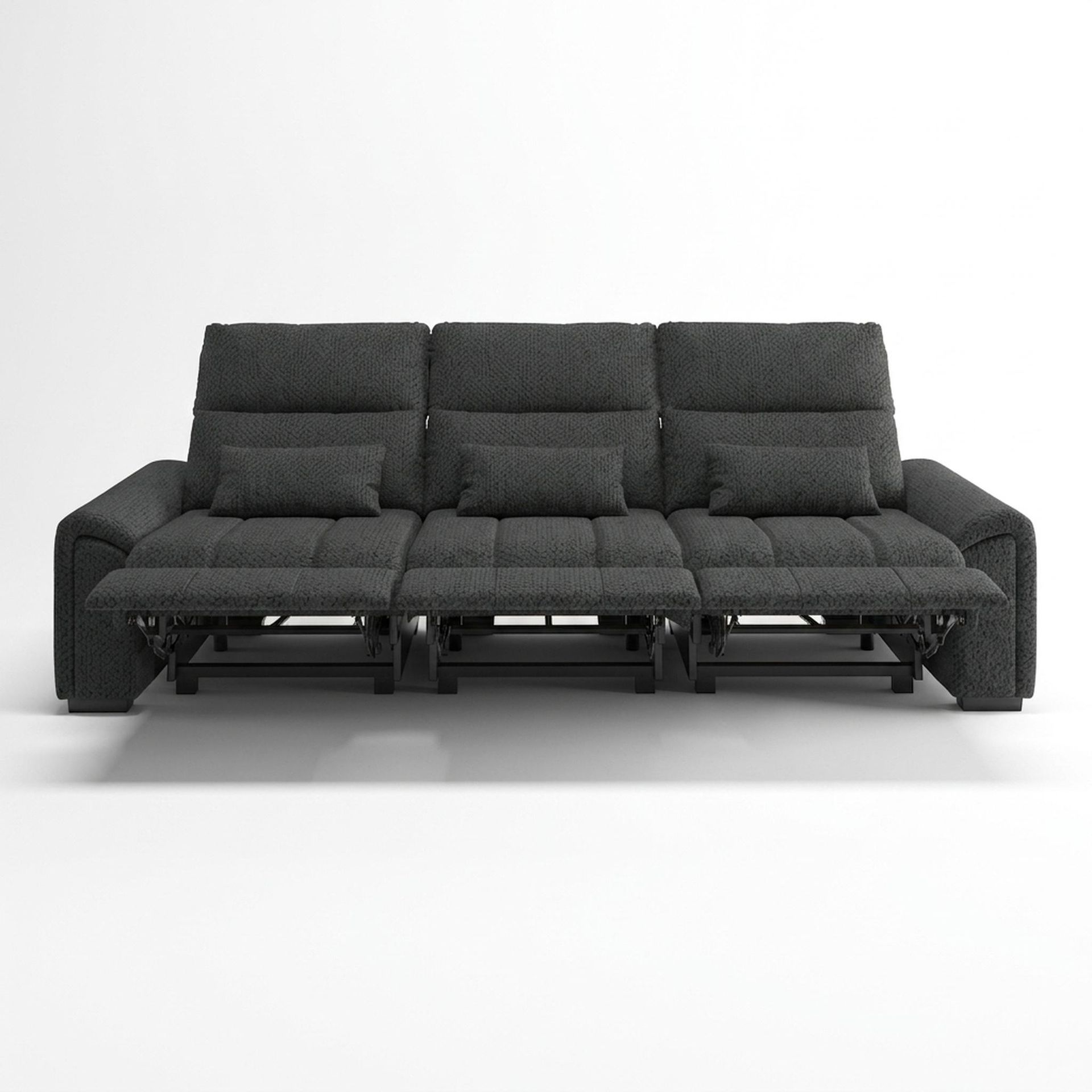 Eldur Relaxed Seat, 3 Seater (3 RR), Graphite Charcoal Elite