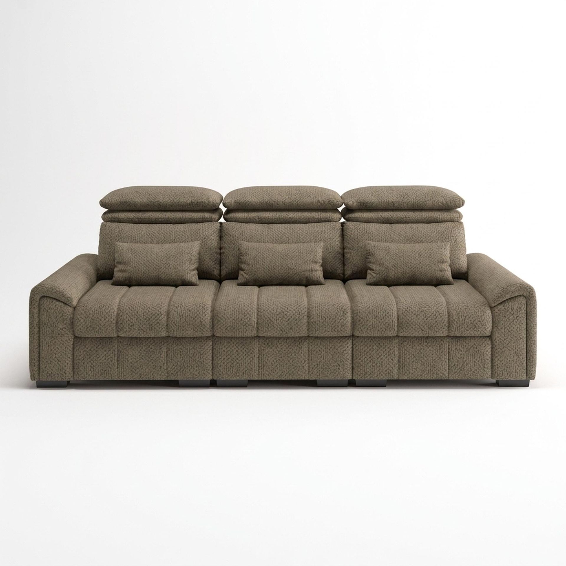 Eldur Relaxed Seat, 3 Seater Sofa, Antique Camel Elite