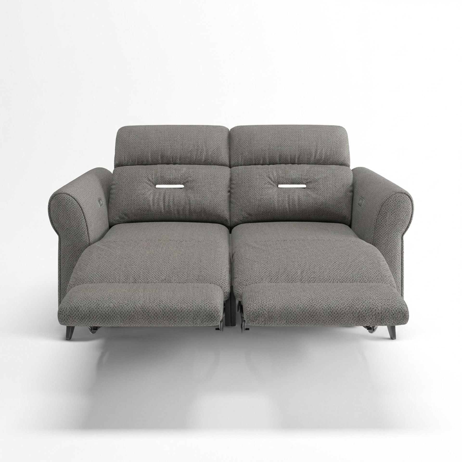 Florian Compact Seat,Electric Recliner Mechanism, 2 Seater ( 2 RR), Clay Beige Elite
