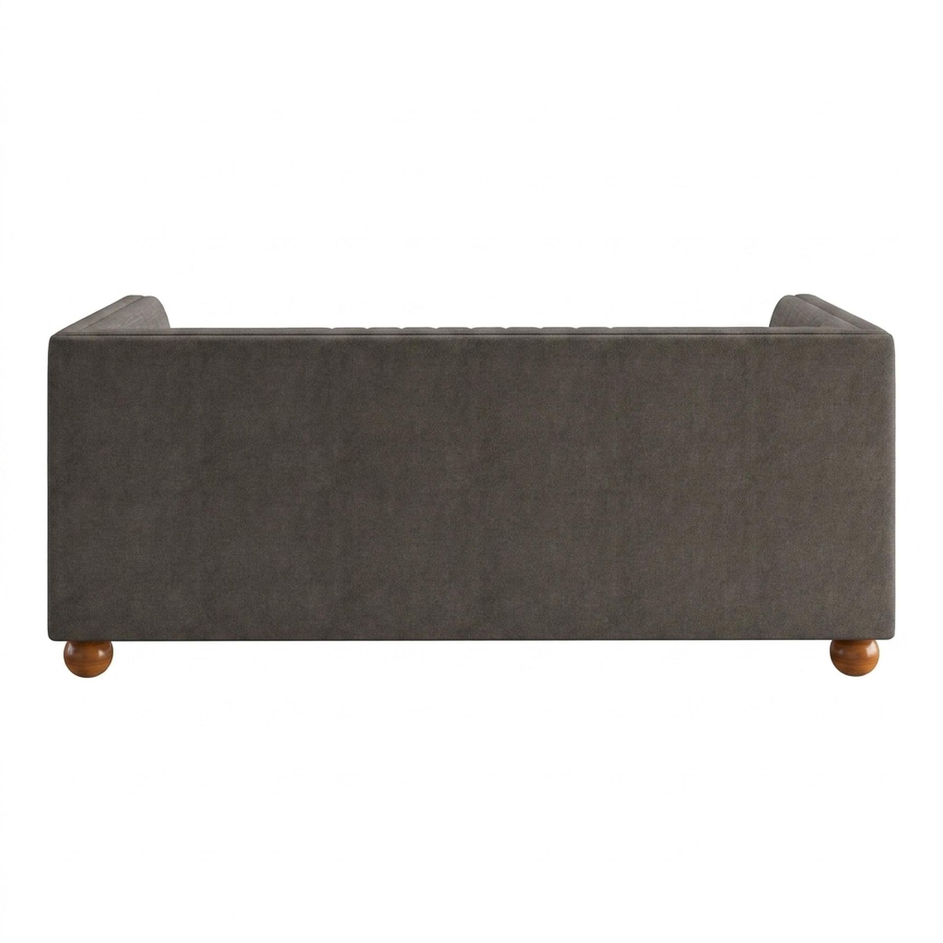 Hayden Home Premium Grove Gather Sofa Bed, Warm Cedar Legs, Essential Chestnut Brown Upholstery
