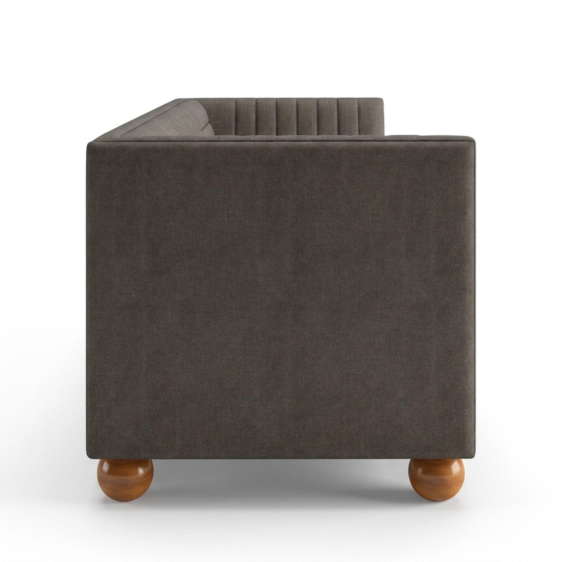 Hayden Home Premium Grove Gather Sofa Bed, Warm Cedar Legs, Essential Chestnut Brown Upholstery