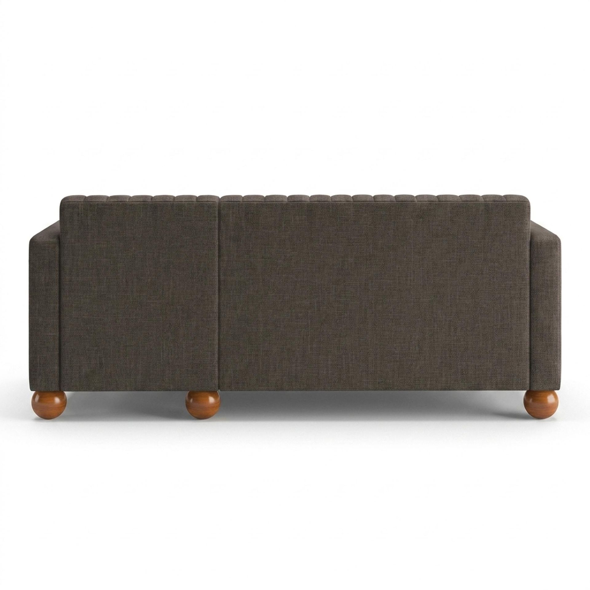 Hayden Home Premium Grove Paradise Sofa Bed, Warm Cedar Legs, Essential Chestnut Brown Upholstery