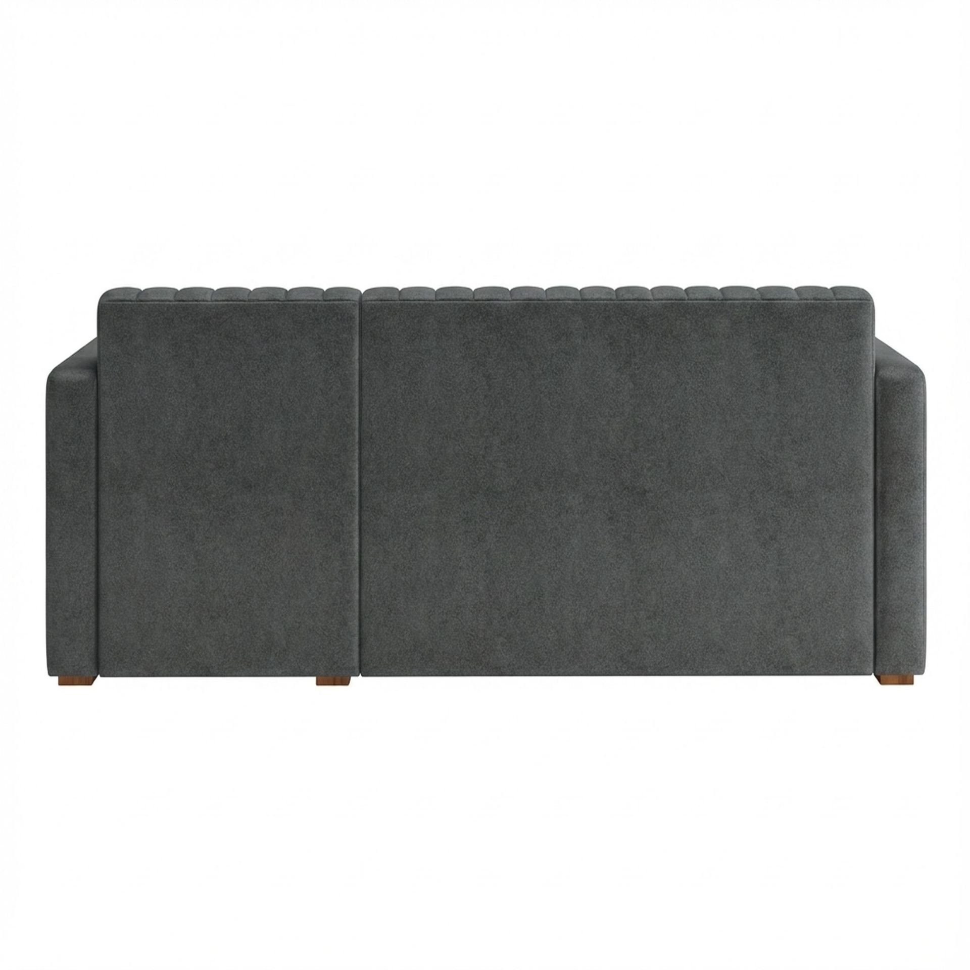 Hayden Home Premium Grove Paradise Sofa Bed, Warm Cedar Legs, Essential Frost Upholstery