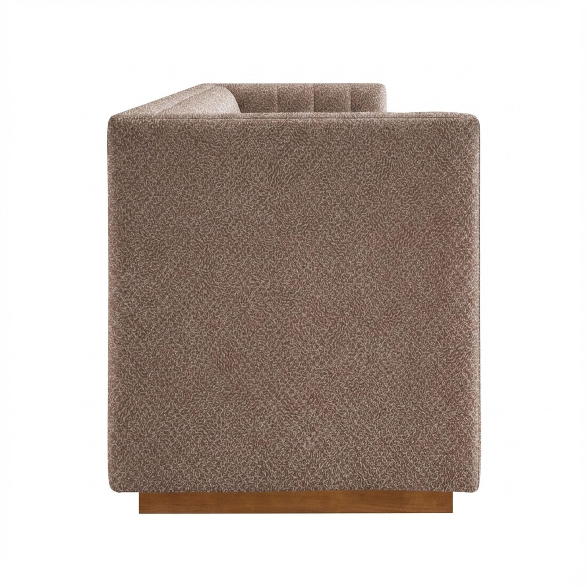 Hayden Home Premium Lagos 3 Seater Sofa, Warm Cedar Leg, Essential Ballet Slipper Upholstery