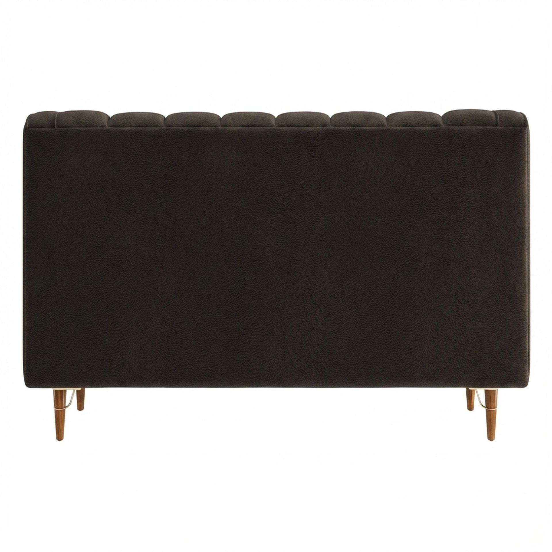 Hayden Home Premium Zurich 2 Seater Sofa, Warm Cedar Leg, Essential Beige Brown Upholstery
