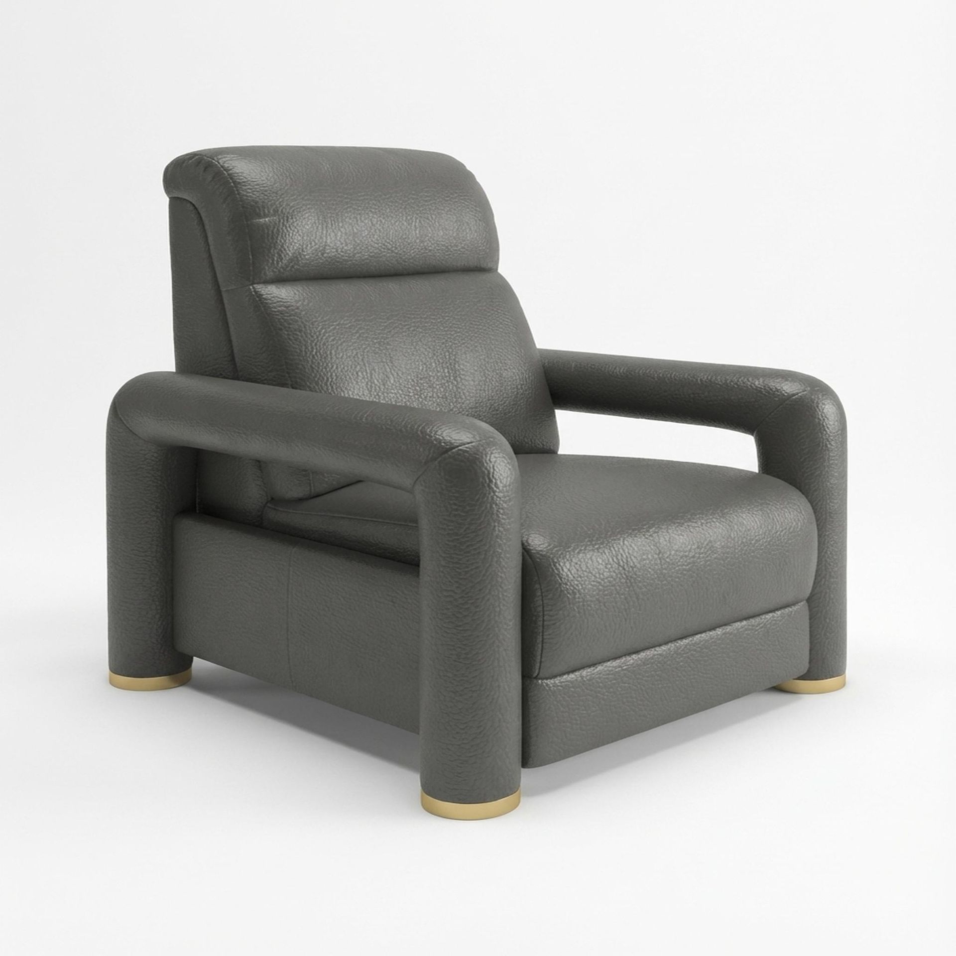 Hinata New Recliner, Electric, Chelsea Grey Aura Leather Essential