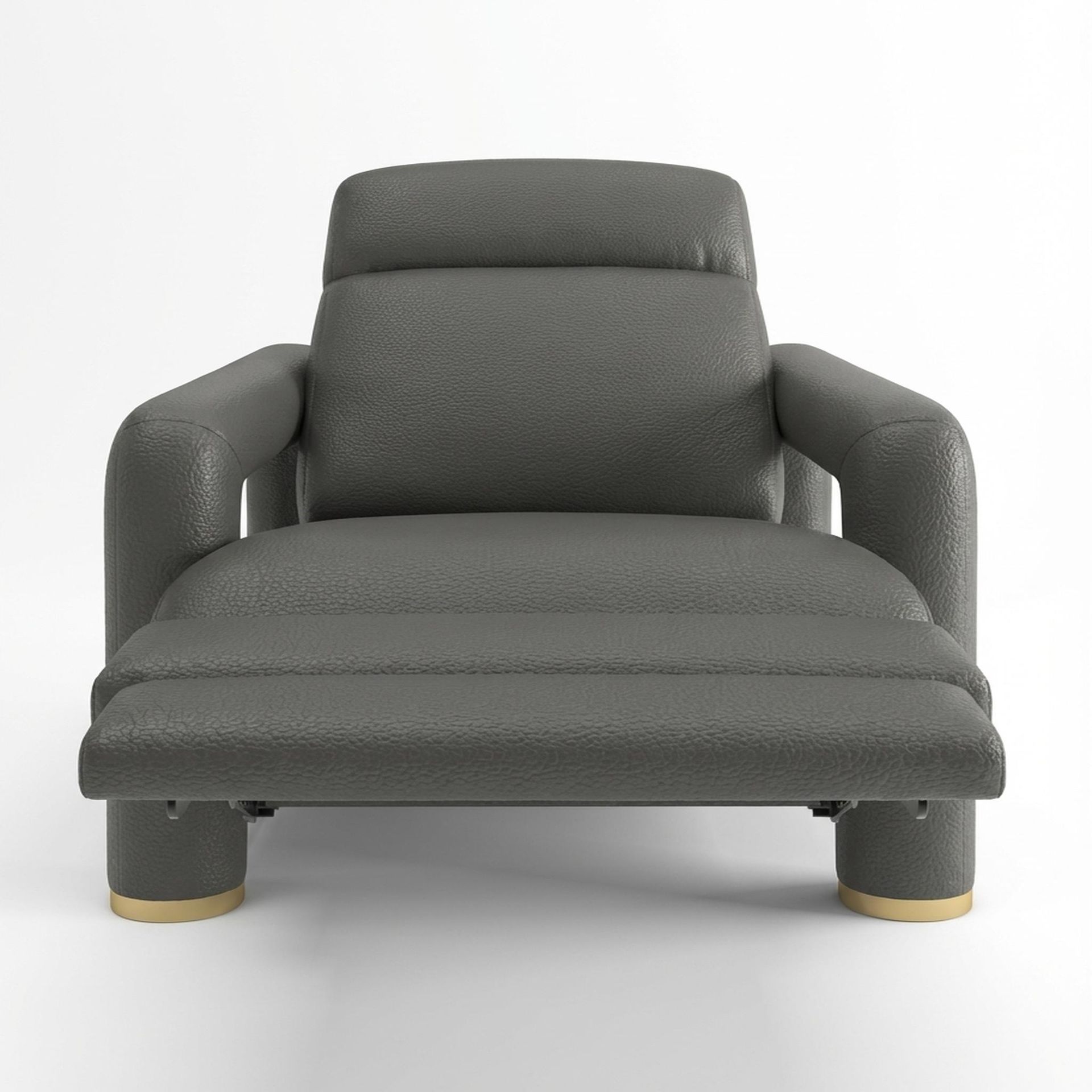 Hinata New Recliner, Electric, Chelsea Grey Aura Leather Essential