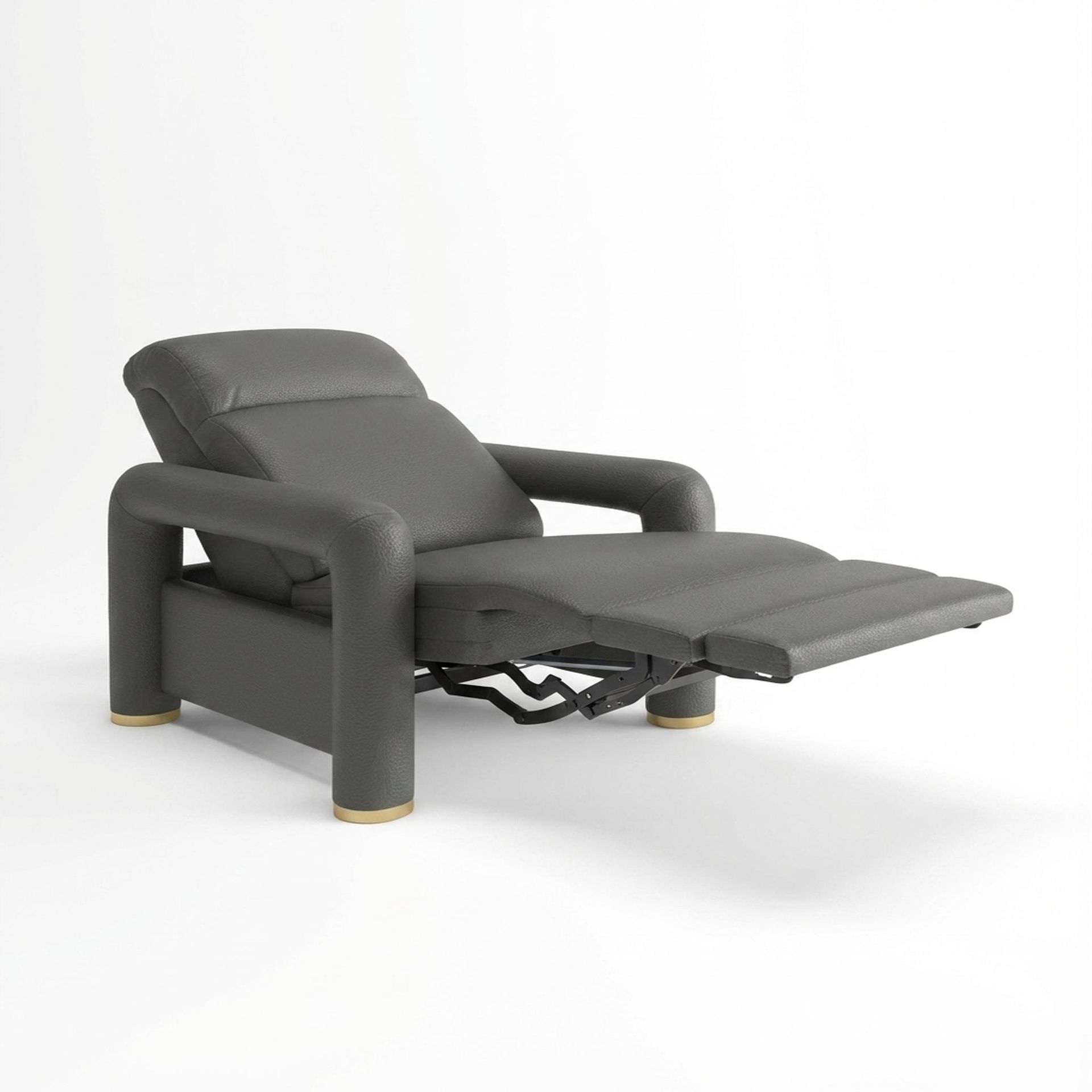 Hinata New Recliner, Electric, Chelsea Grey Aura Leather Essential