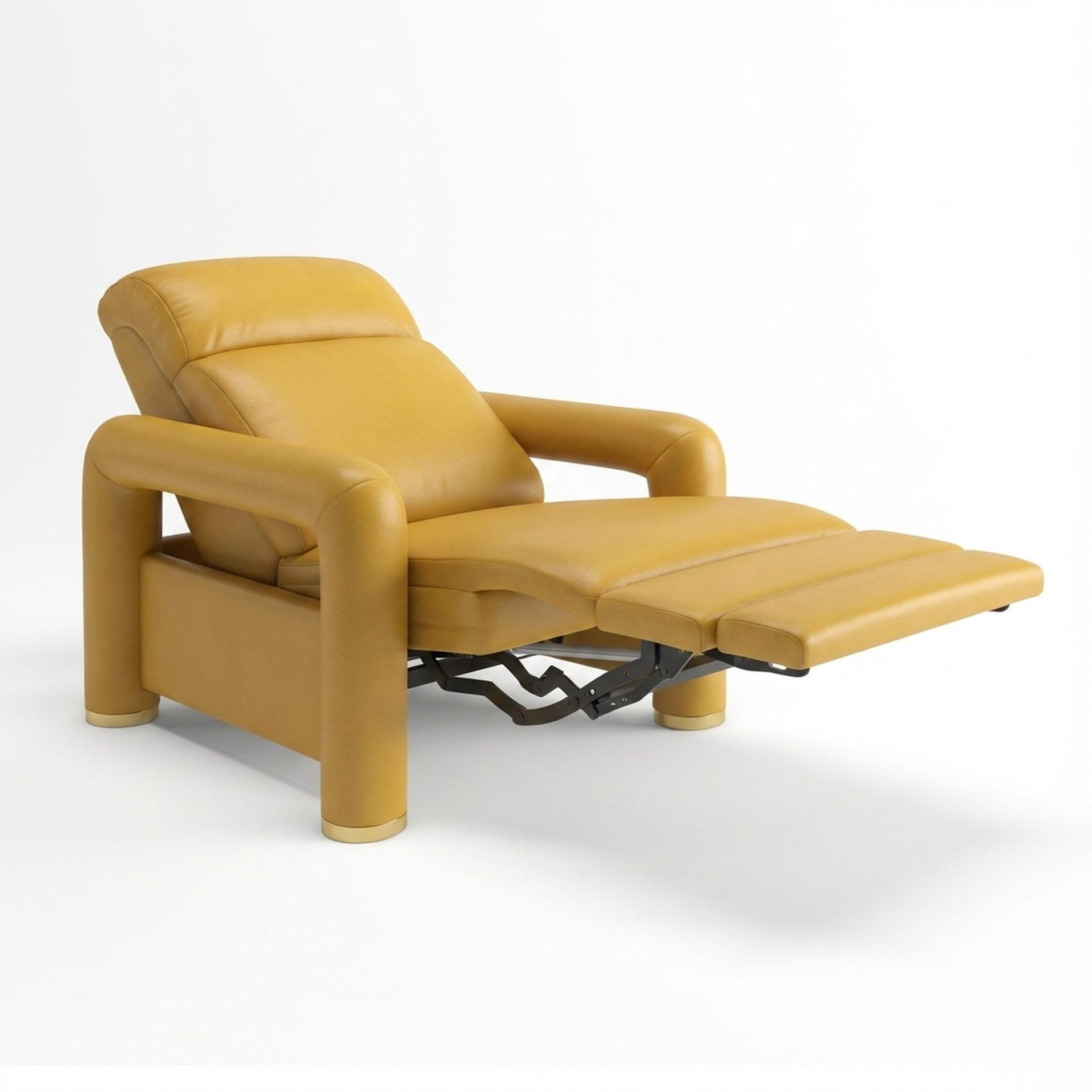 Hinata New Recliner, Electric, Golden Temple Aura Leather Essential