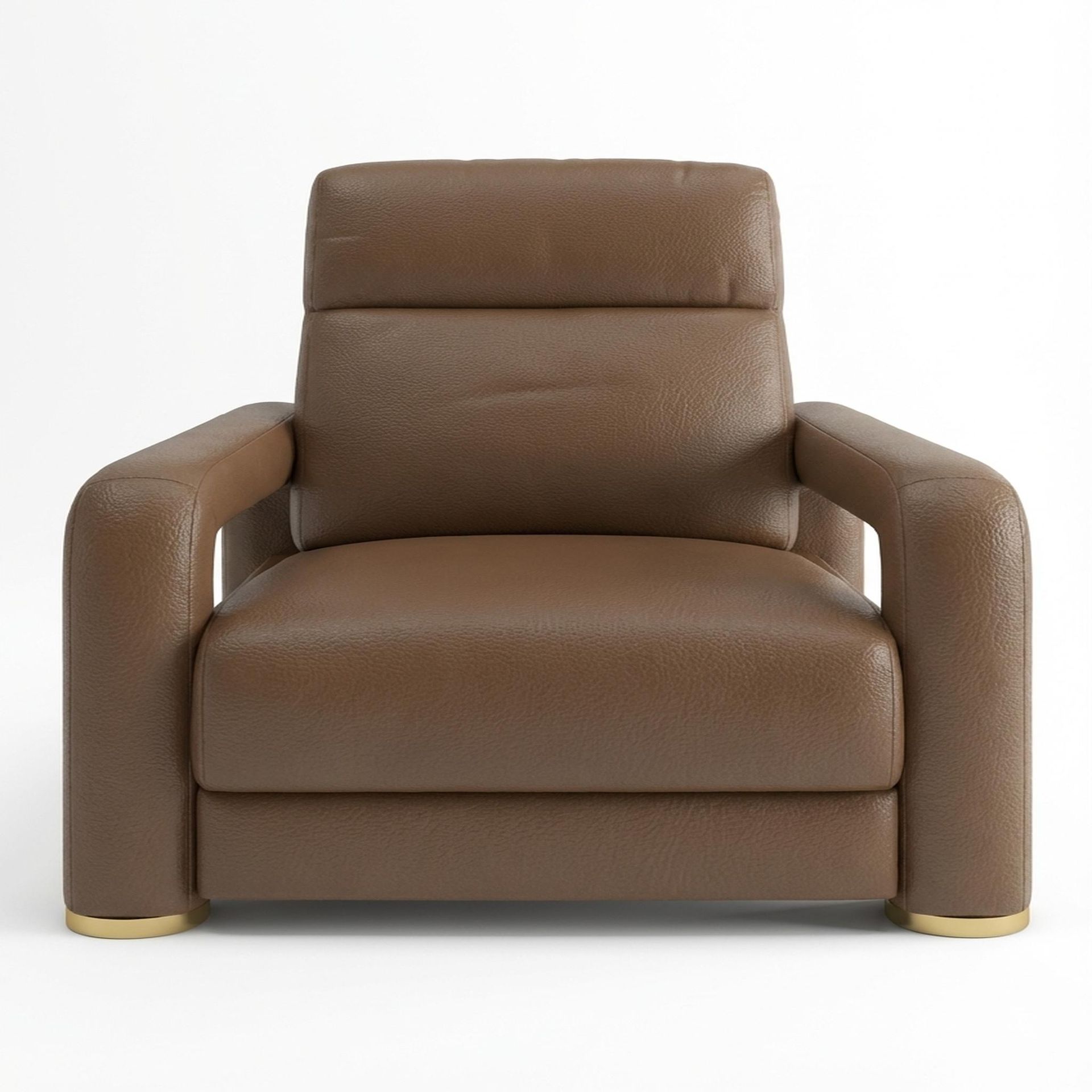 Hinata New Recliner, Electric, Cocoa Velvet Vegan Leather