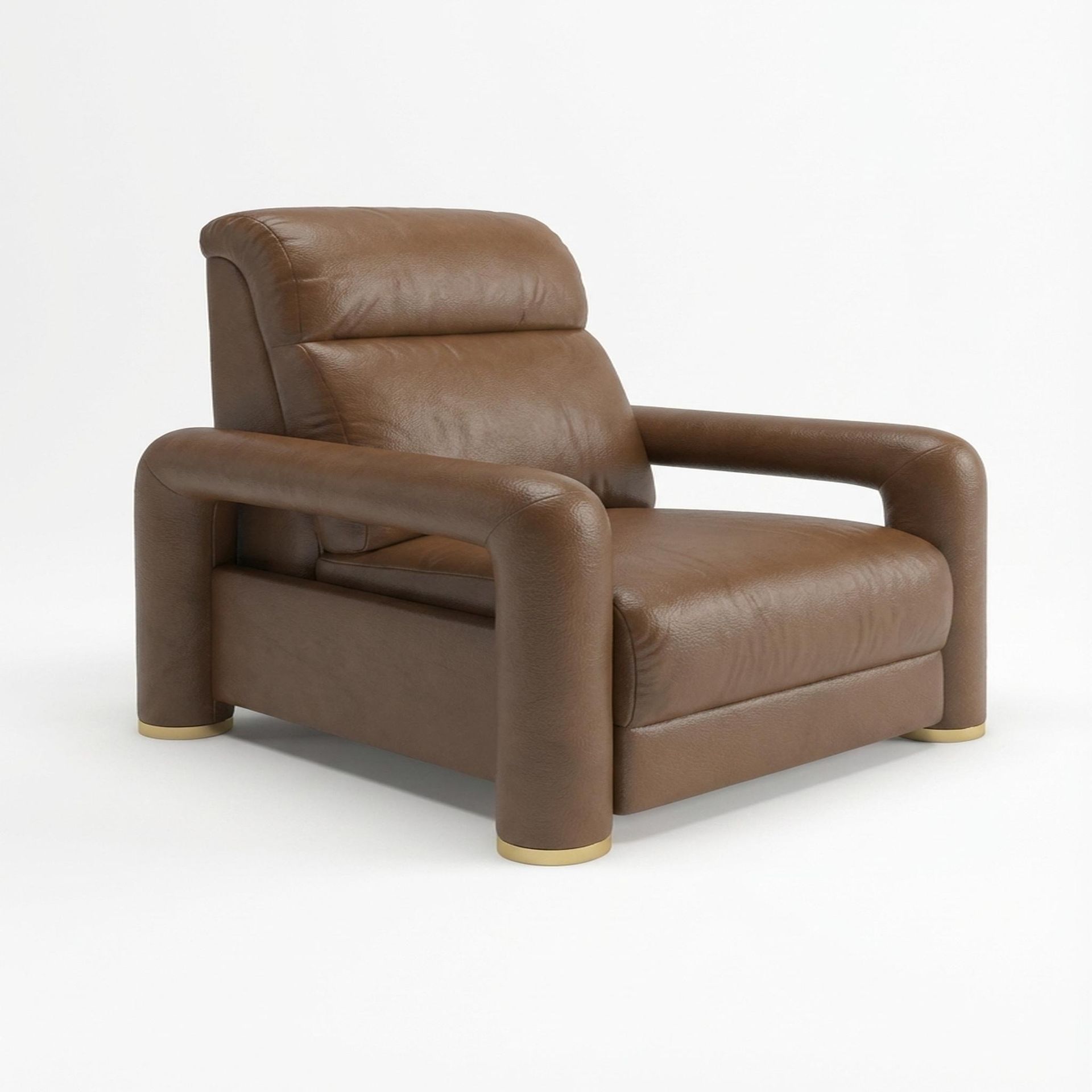 Hinata New Recliner, Electric, Cocoa Velvet Vegan Leather