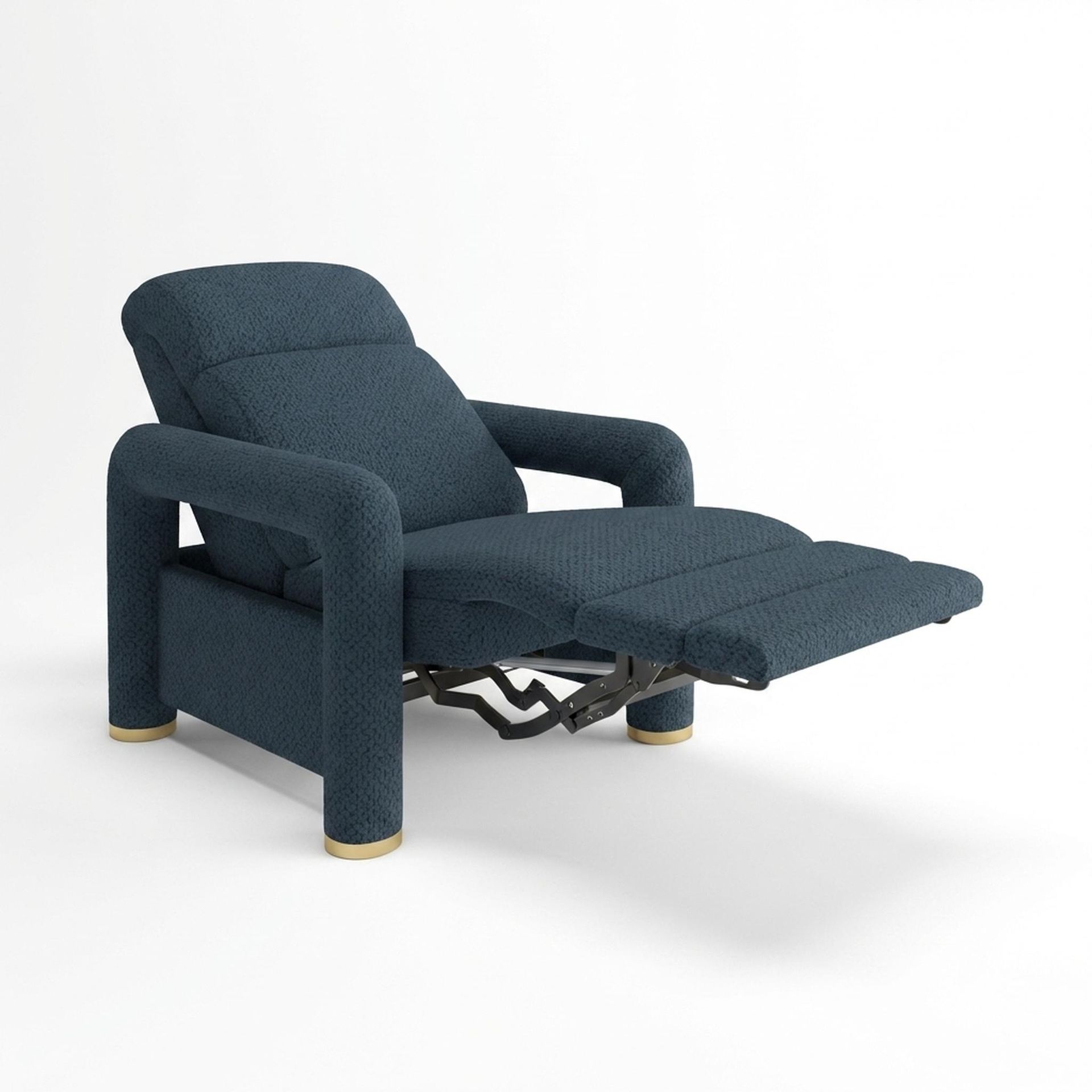 Hinata New Recliner, Electric, Royal Ink Elite