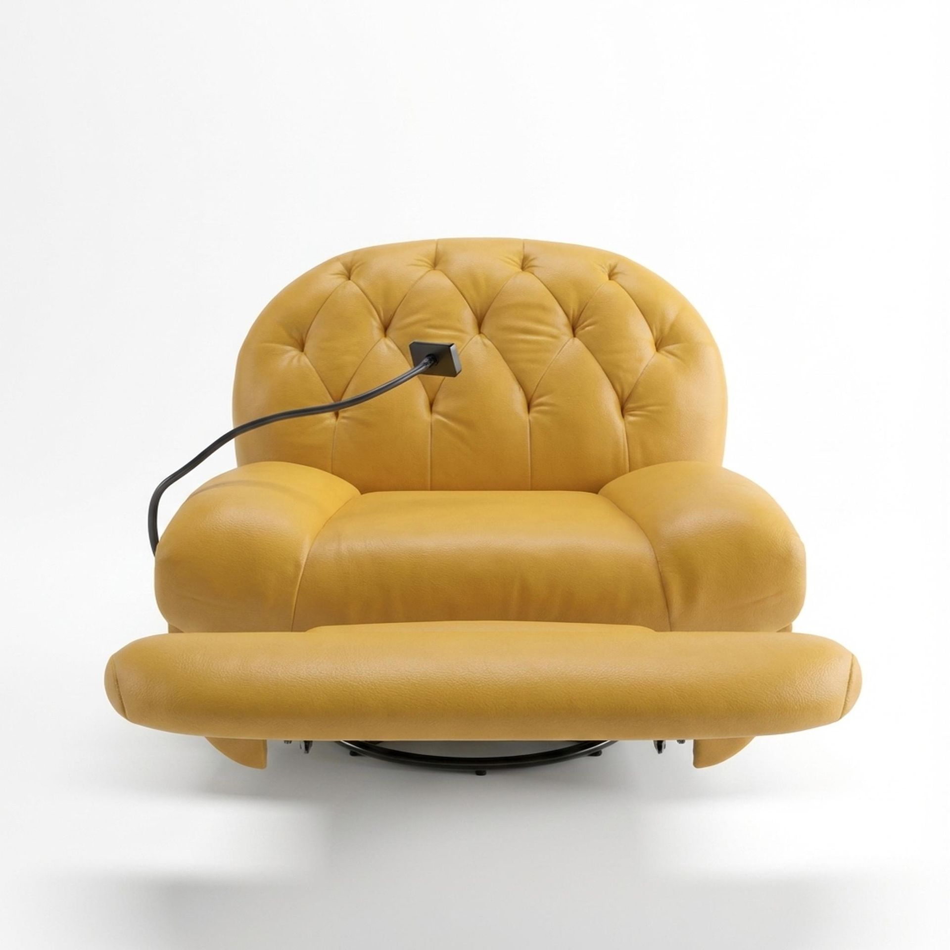 Matteo New Recliner, Electric, Golden Temple Aura Leather Essential