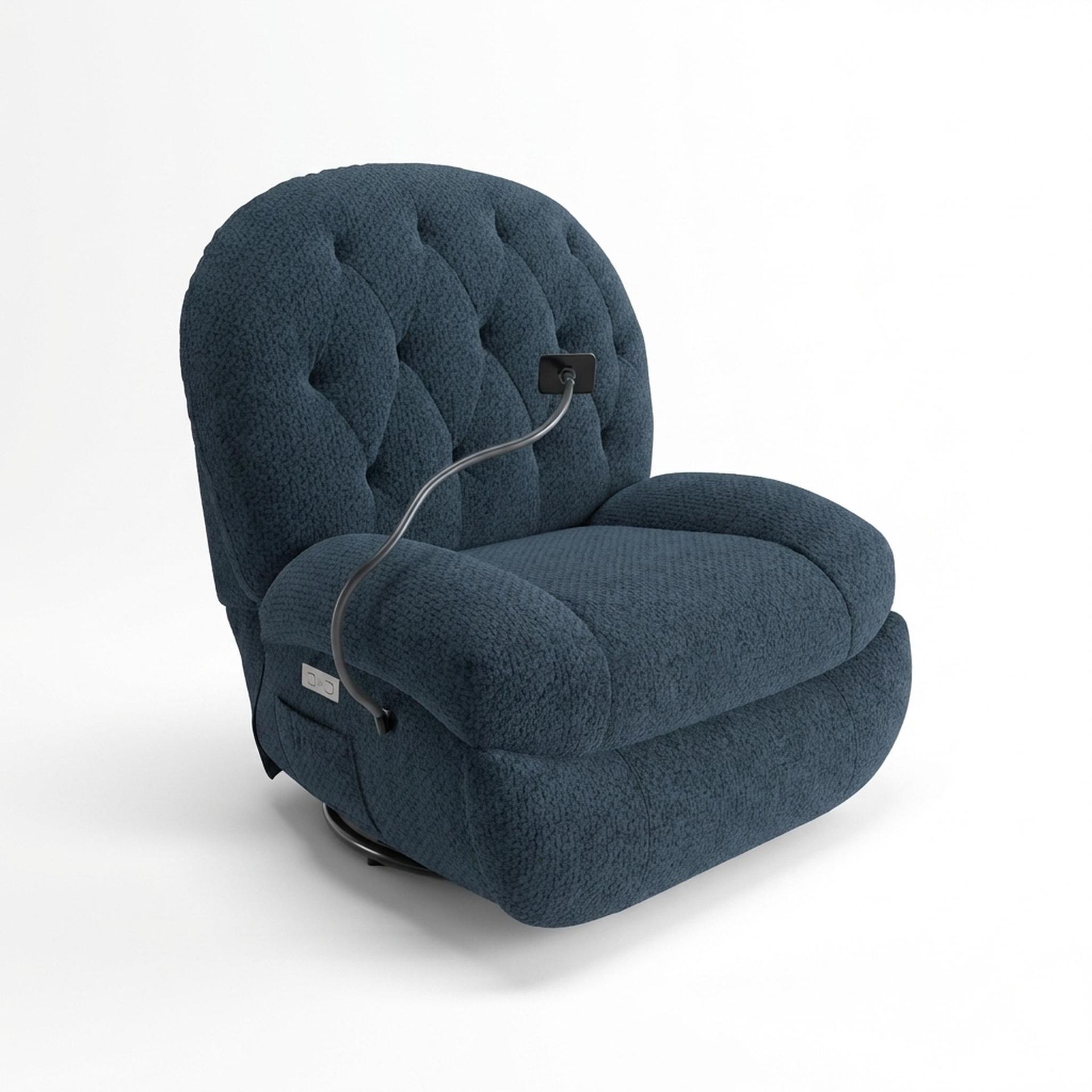 Matteo New Recliner, Electric, Royal Ink Elite
