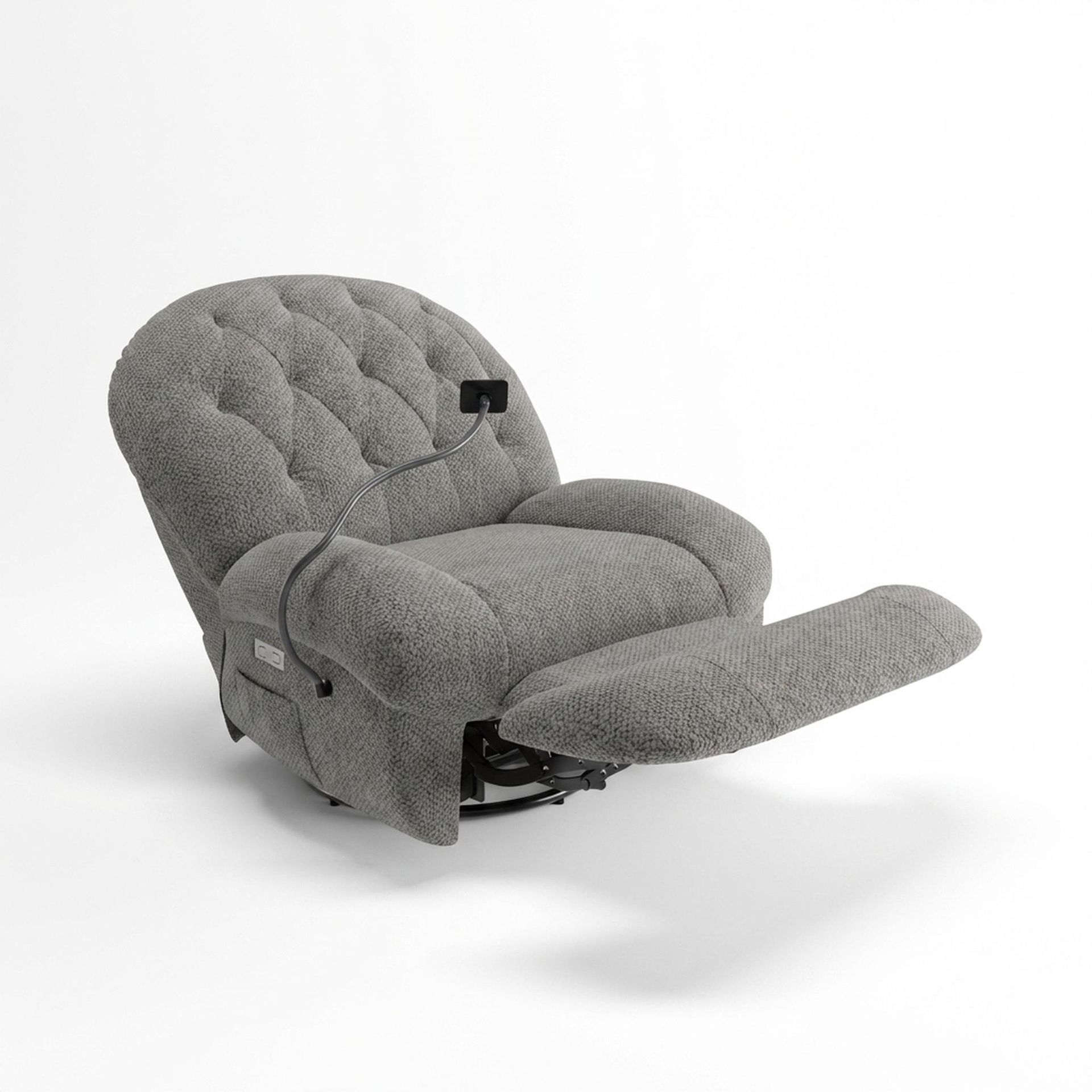 Matteo New Recliner, Electric, Clay Beige Elite