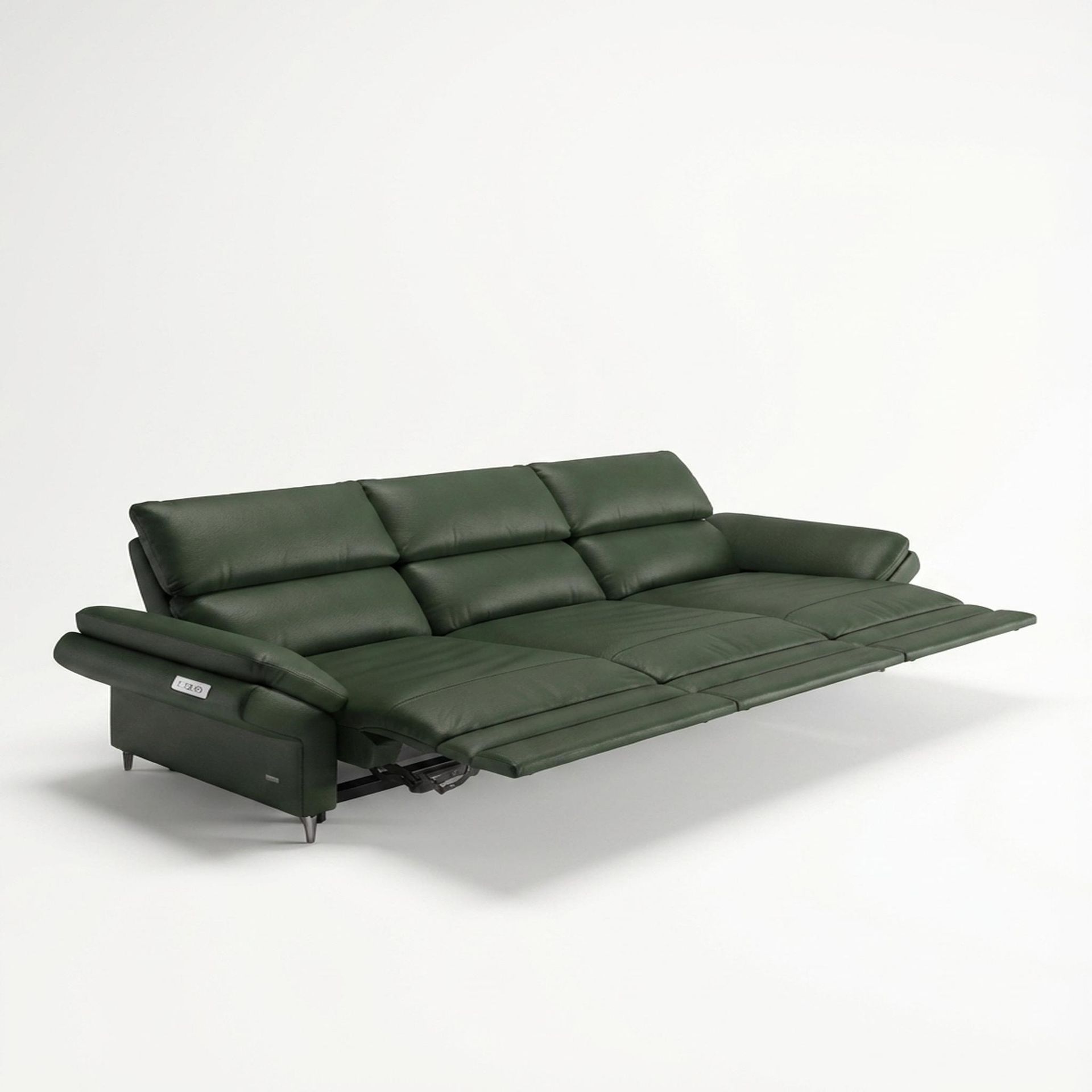 Olympus Relaxed Seat, 3 Seater (3 RR), Dark Forest Mystique Leather Premium