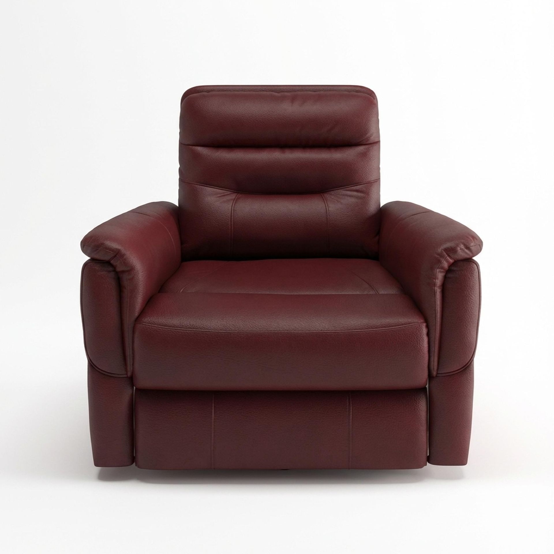 Orion New Recliner, Electric, Victorian Rosso Grandeur Leather Essential