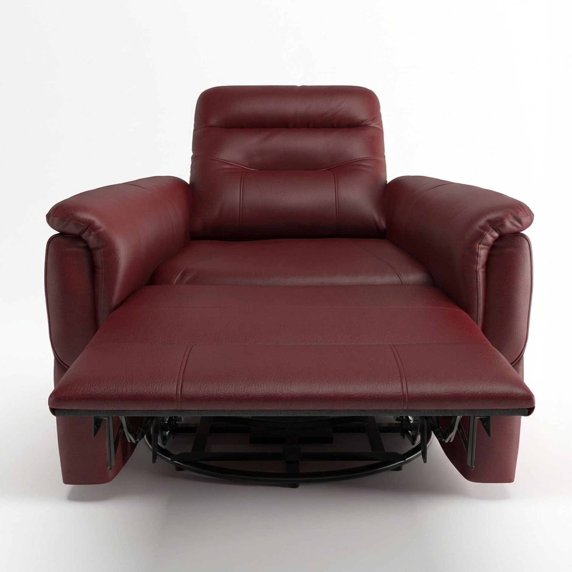 Orion New Recliner, Electric, Victorian Rosso Grandeur Leather Essential