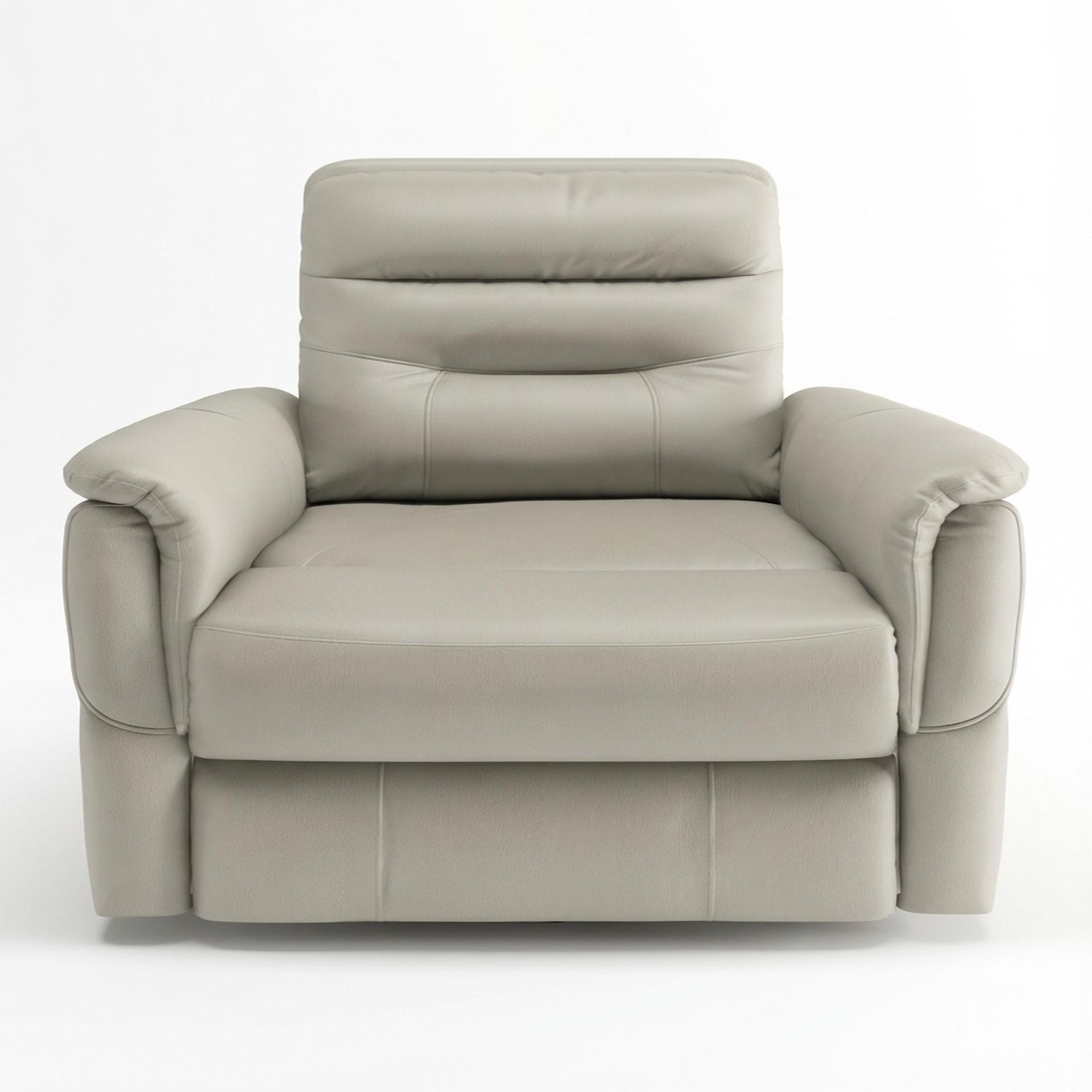 Orion New Recliner, Electric, Alabaster Veil Vegan Leather