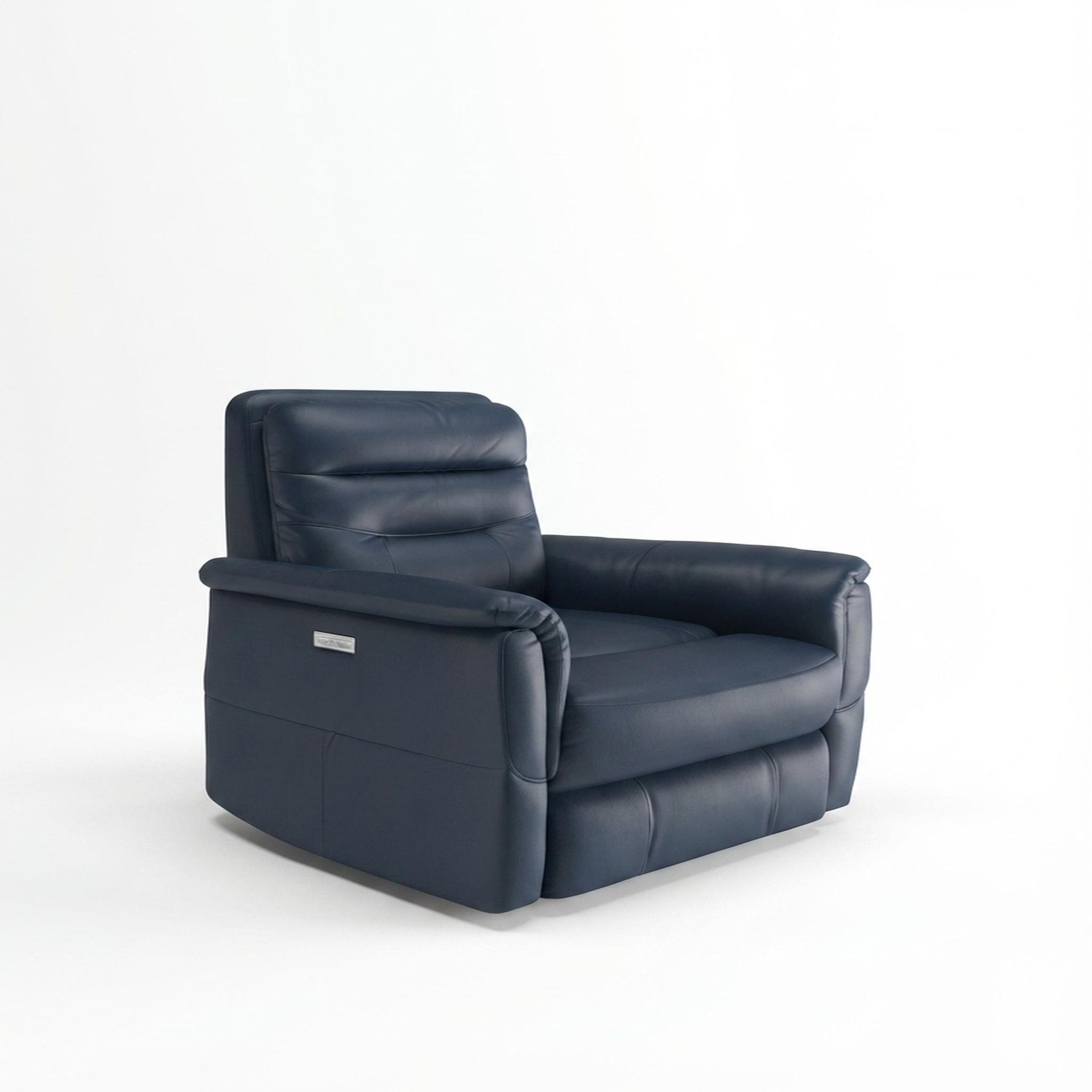 Orion New Recliner, Electric, Cobalt Vegan Leather