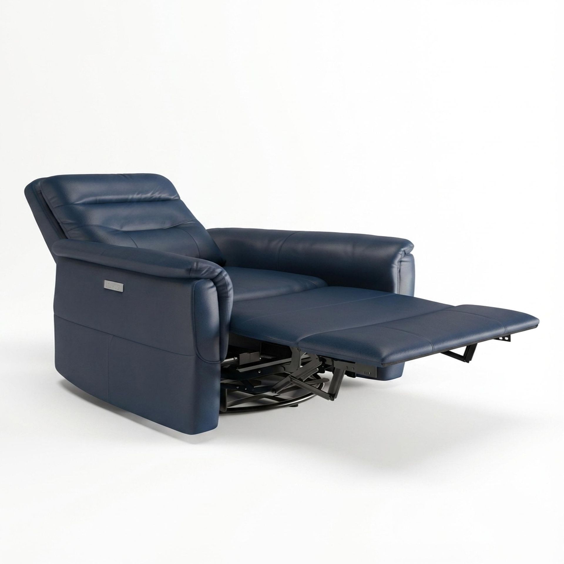 Orion New Recliner, Electric, Cobalt Vegan Leather