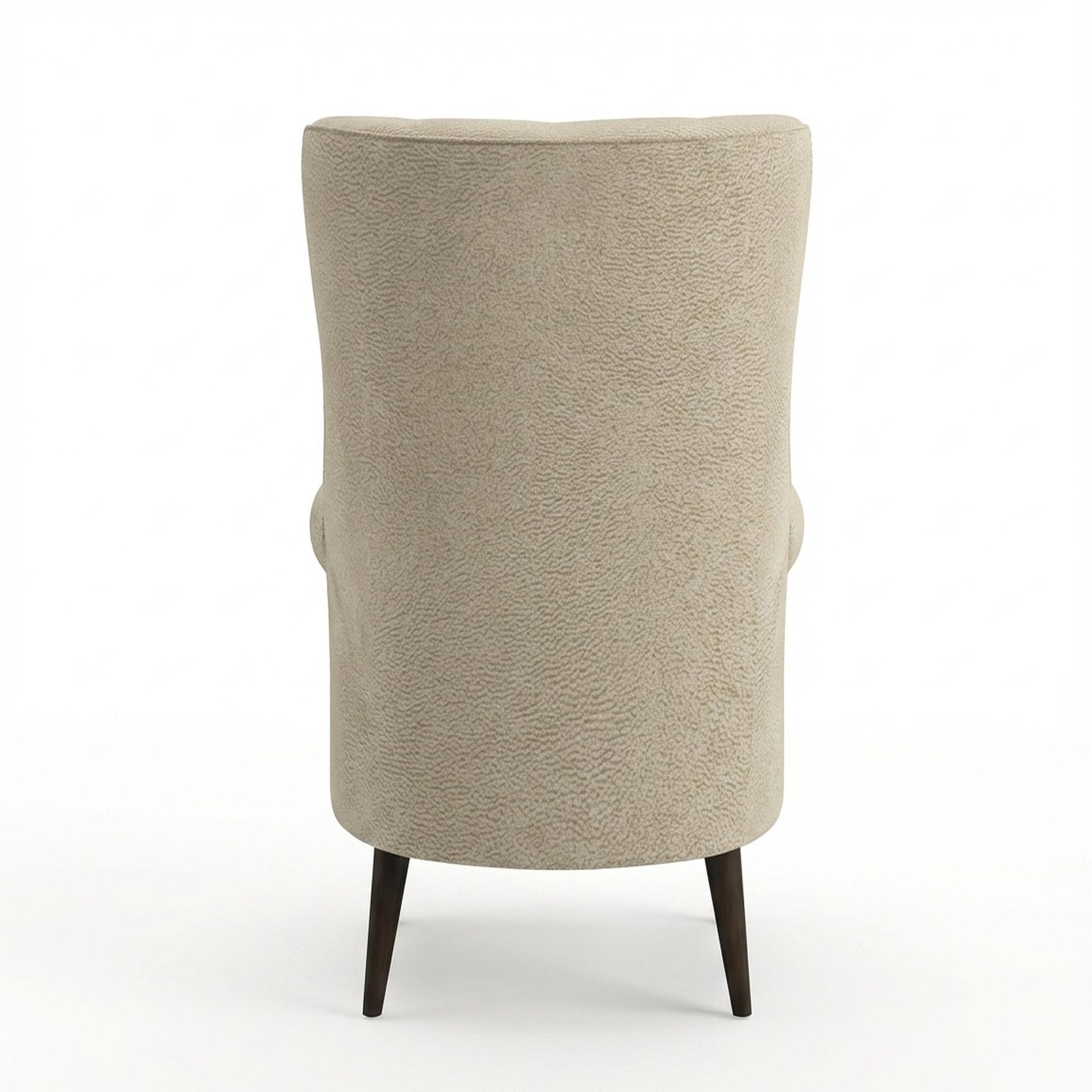 Willow Accent Chair, Coco Walnut Legs Essential Sand Upholstery