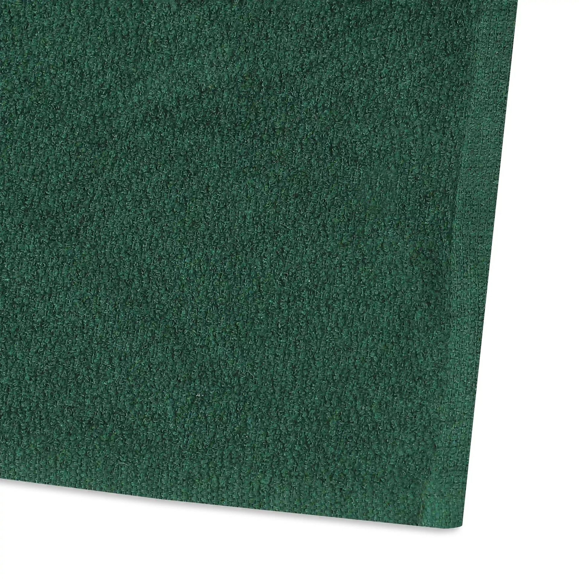 Solid Dyed Cotton Polyester blend Forest Green 16 Piece Kitchen Linen Set | Kaleida