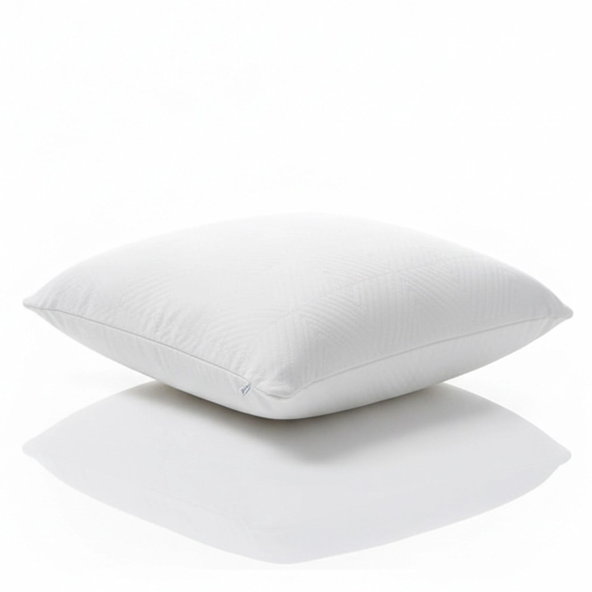 Solid White Memory Foam Pillow | Snow Puff