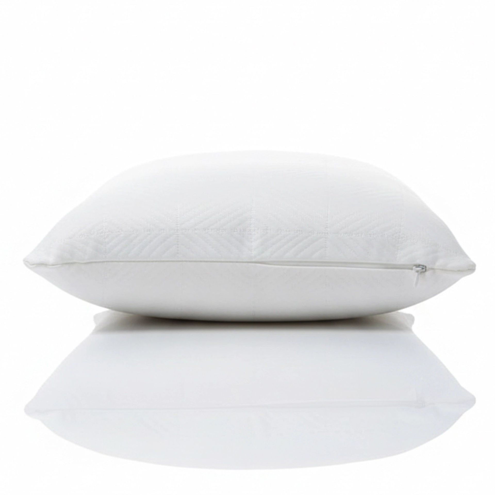 Solid White Memory Foam Pillow | Snow Puff