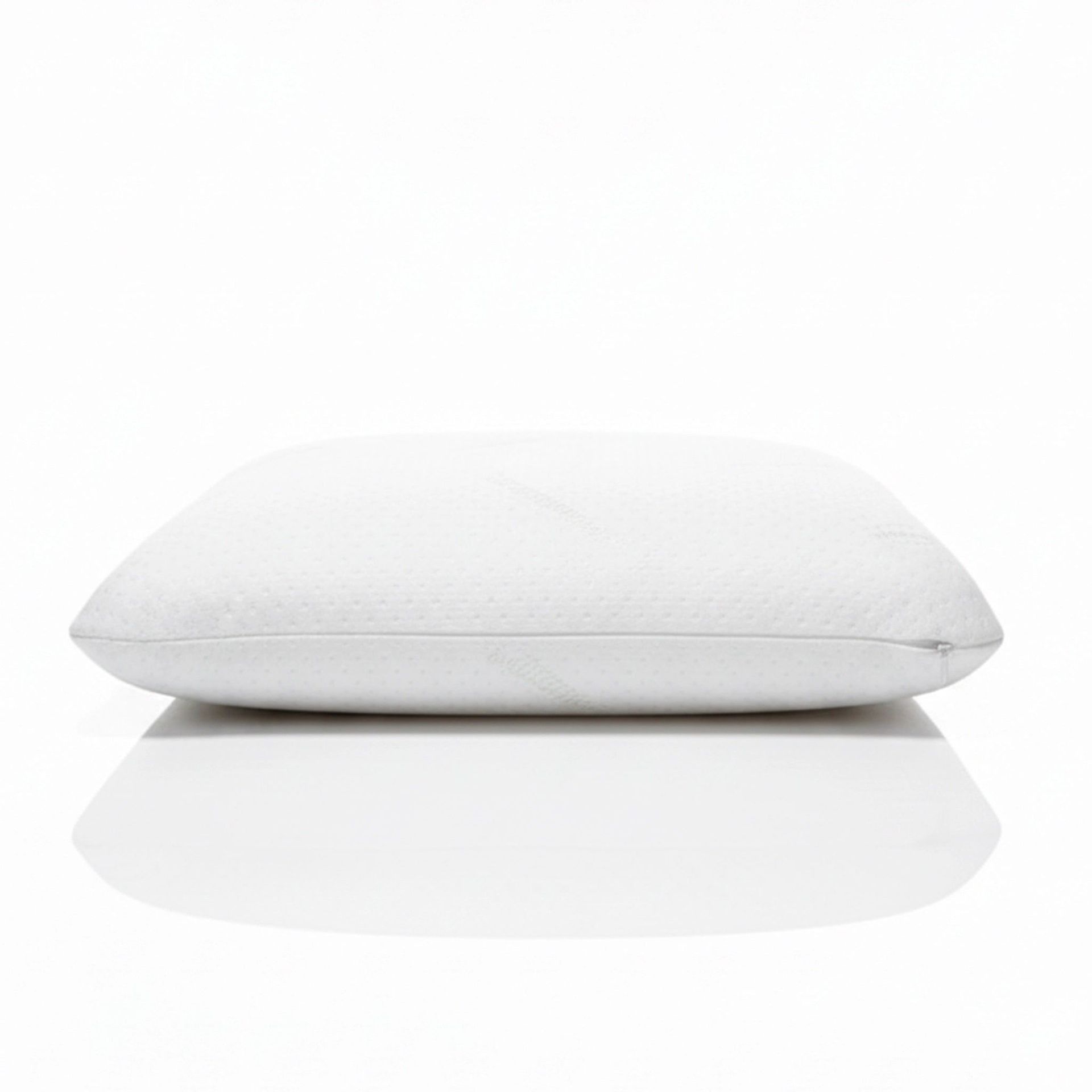 Solid White Memory Foam Pillow with Bamboo Fabric Cover | Bamboo Hush