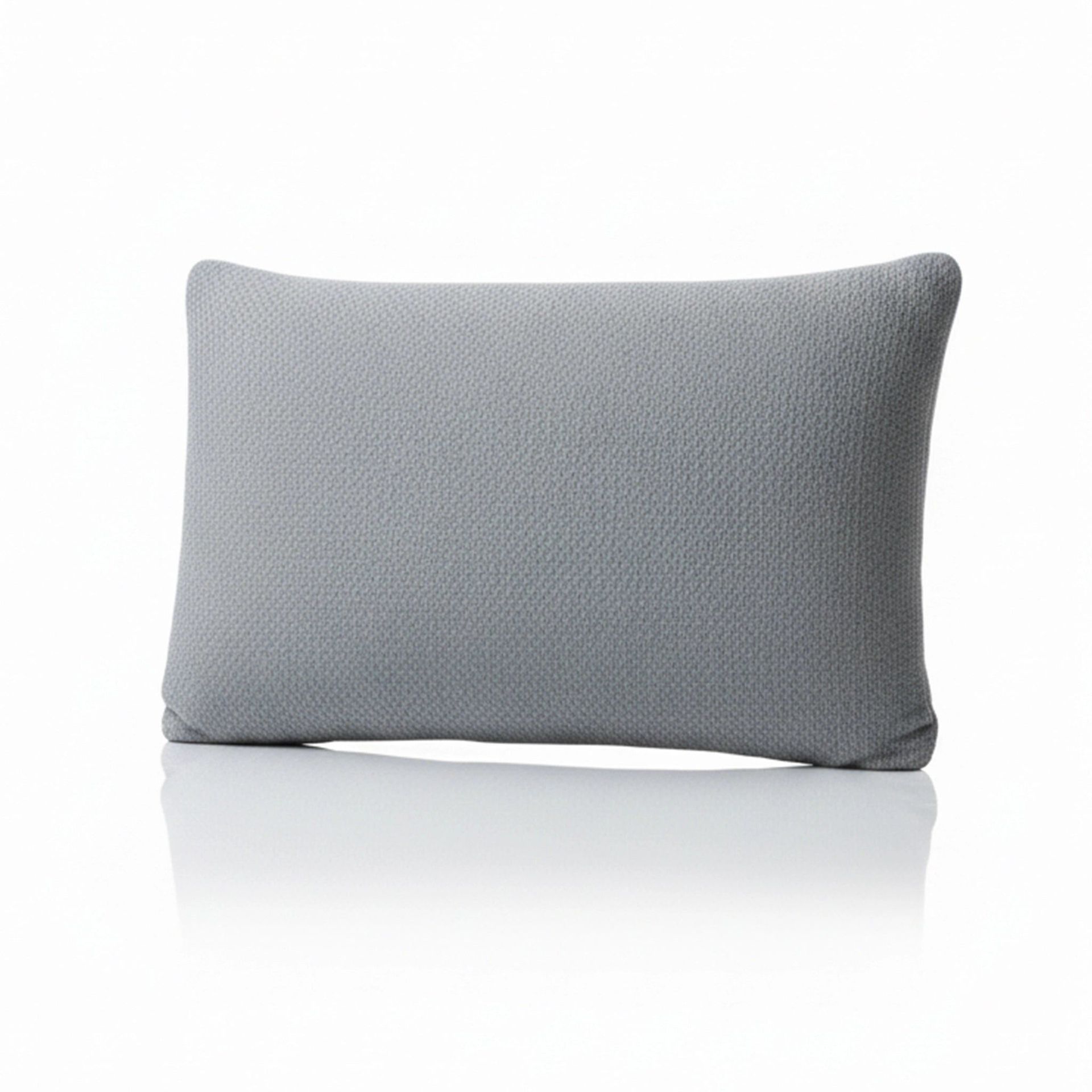 Solid Grey Latex Feel Foam Pillow with Charcoal Treated Fabric | Cloud Lite