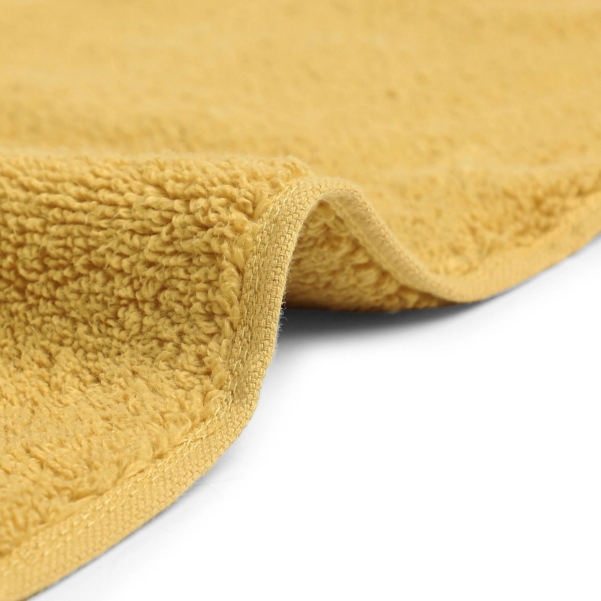 Solid Dyed 550 GSM 100% Cotton Sunlit Honey Hand Towel | Pelushe