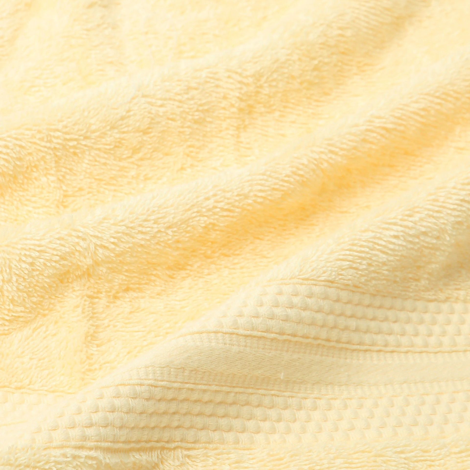 Solid Dyed 475 GSM 100% Cotton Buttercream 12 Piece Towel Set | Paleto