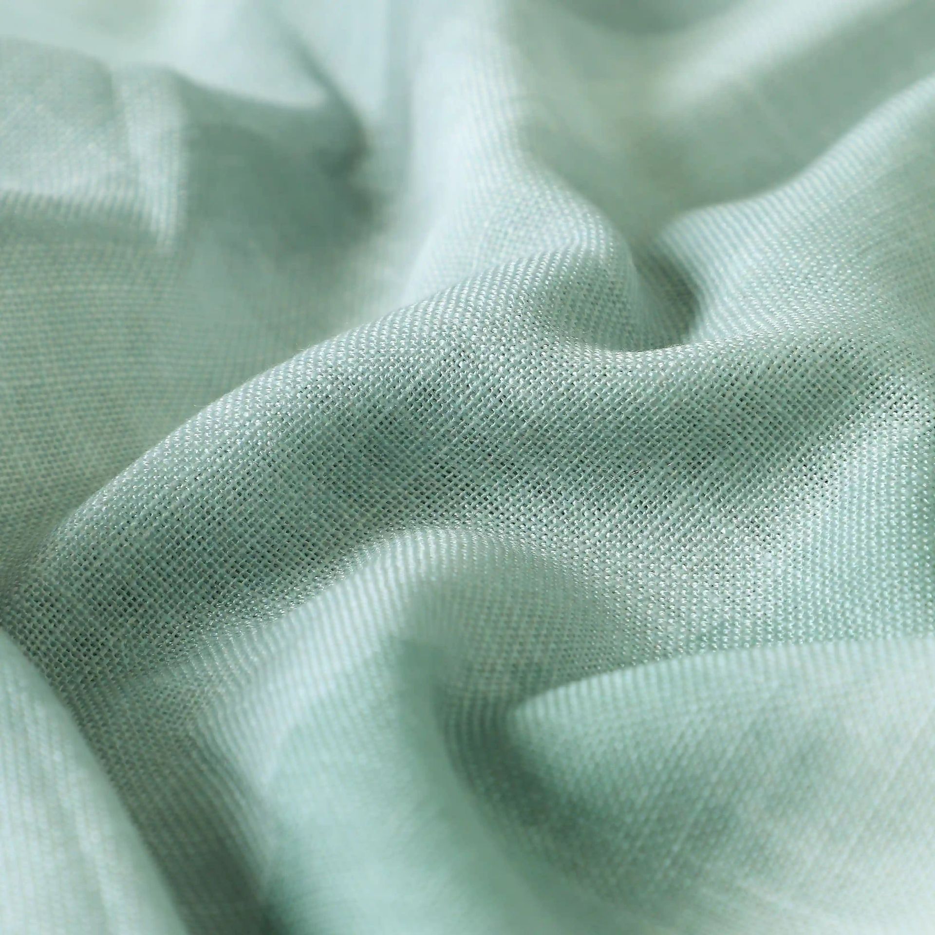 Sheer 100% Polyester Jade Set of 2 Door Curtains | Meriga