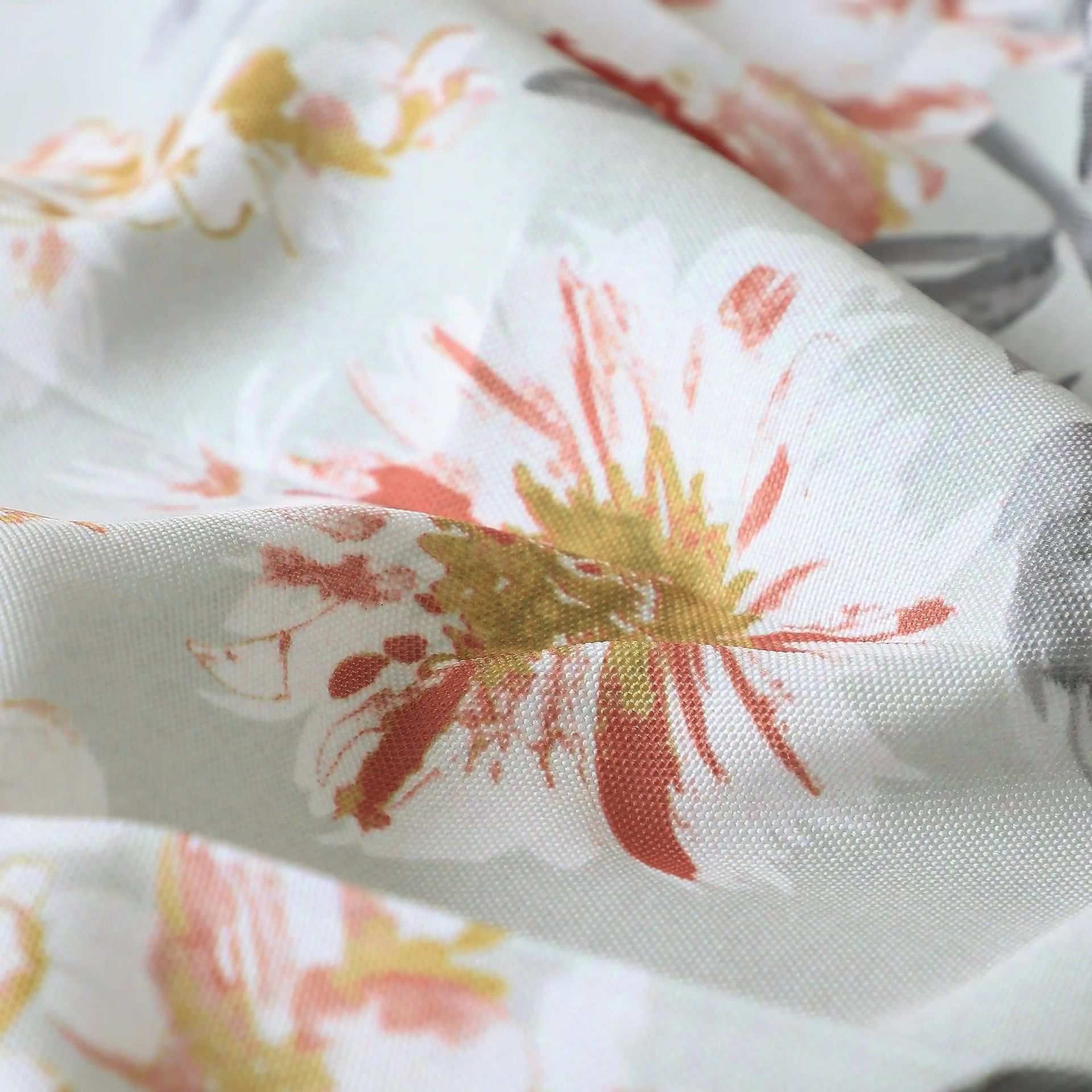 Floral 100% Polyester Steel Set of 2 Window Curtains | Chippa Lane