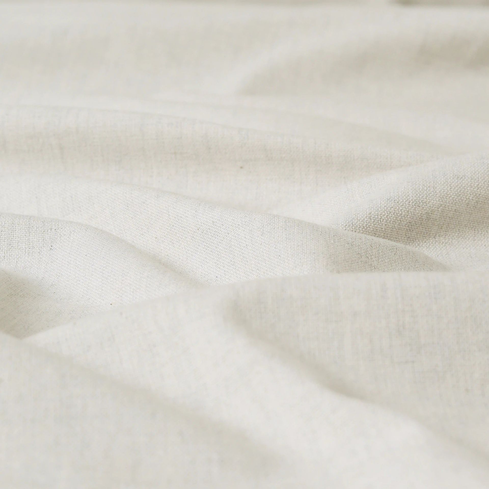 Solid Dyed 100% Cotton Feather Set of 2 Window Curtains | Pelushe