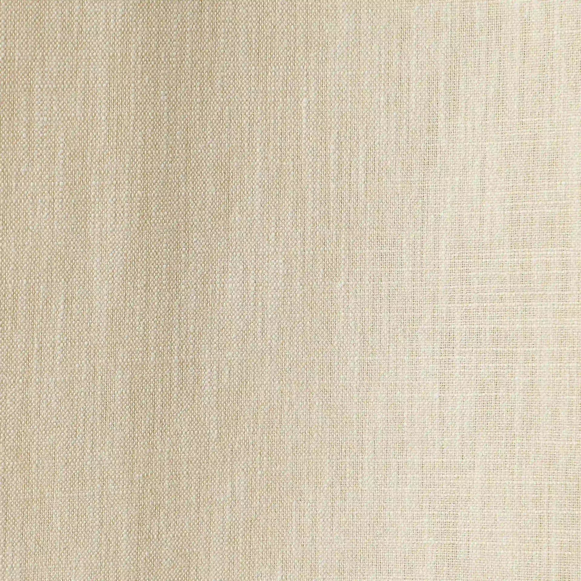 Solid Dyed Polyester Cotton blend Biscotti Set of 2 Window Curtains | Paleto