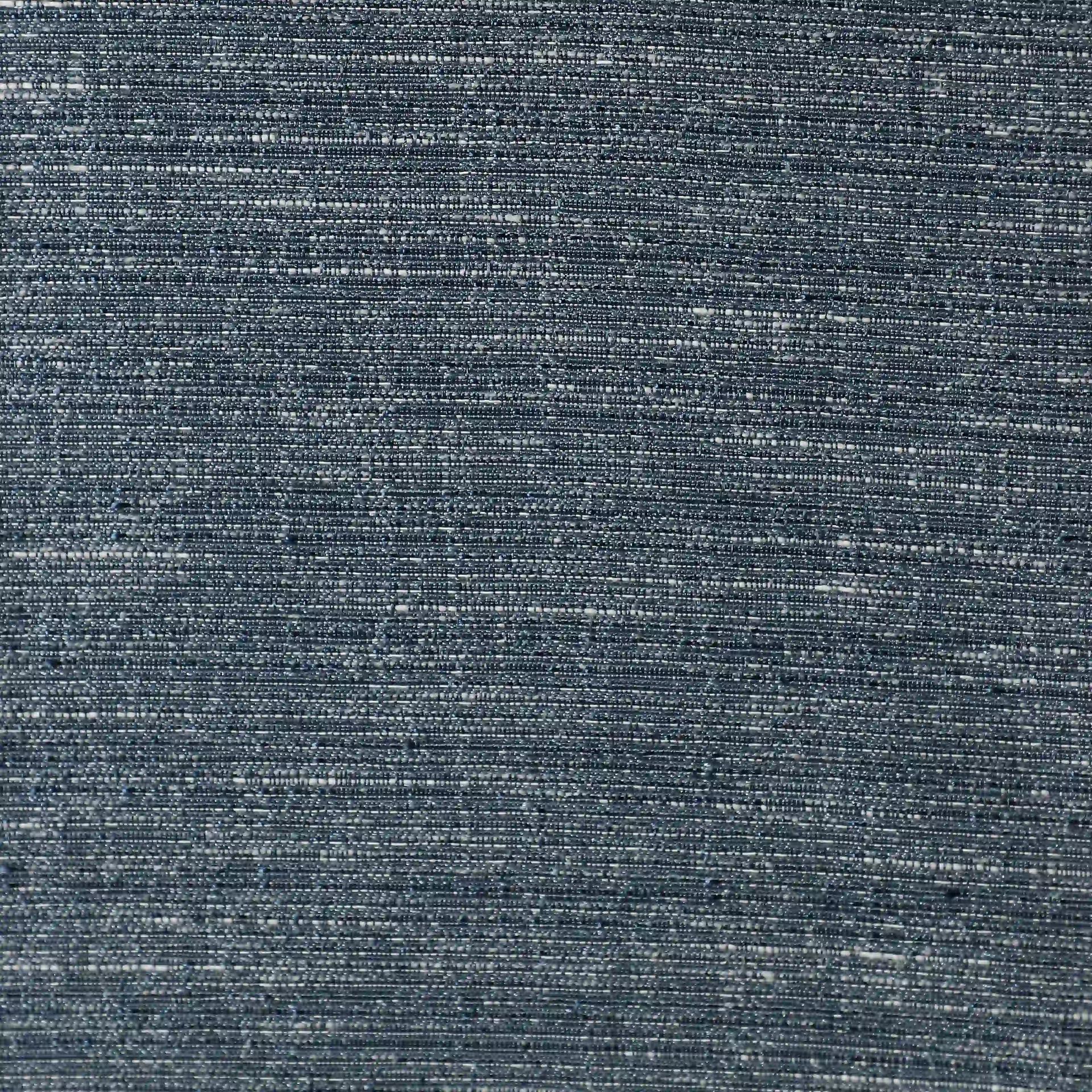 Solid Dyed Polyester Cotton blend Indigo Set of 2 Window Curtains | Paleto