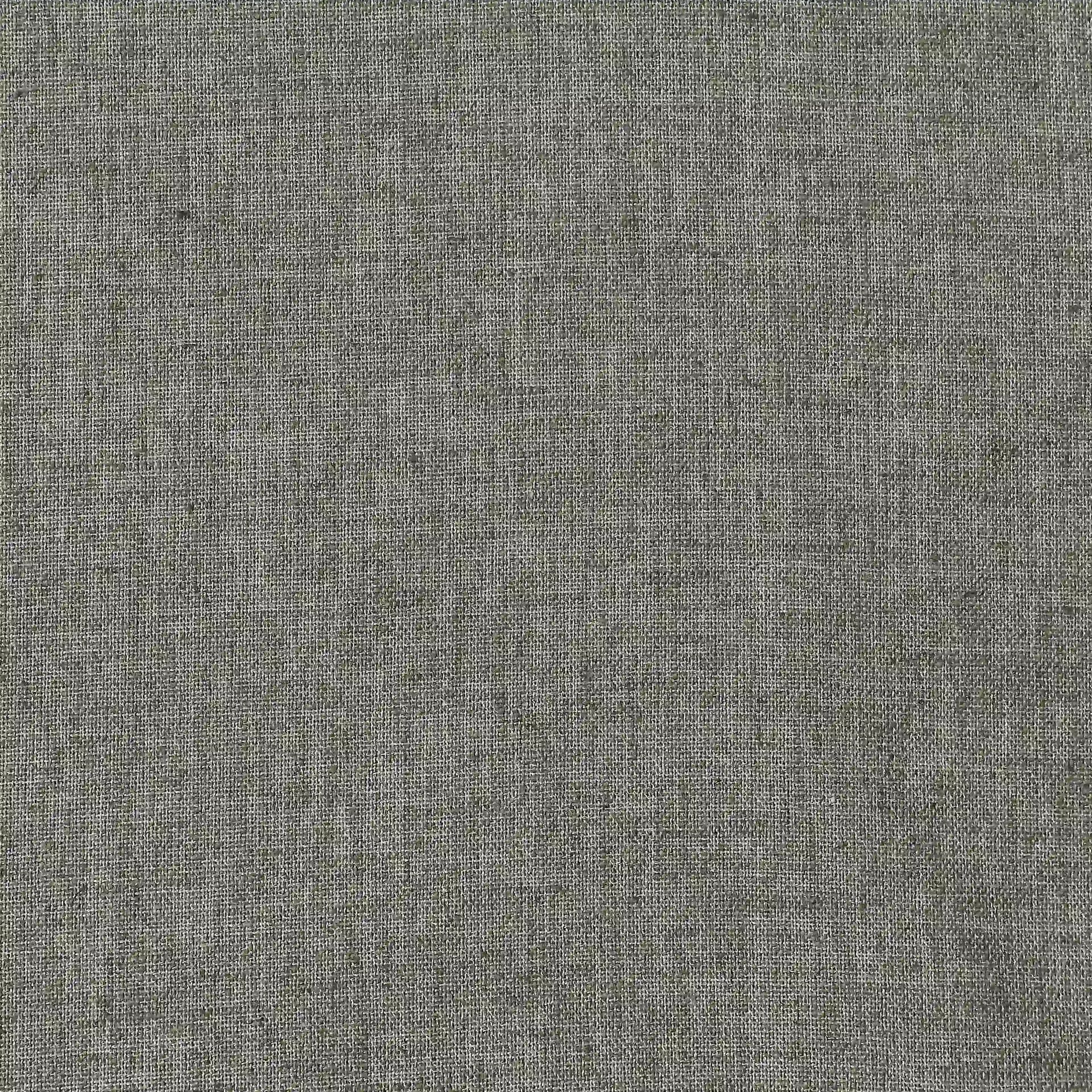 Solid Dyed Polyester Cotton Linen blend Slate Set of 2 Window Curtains | Paleto