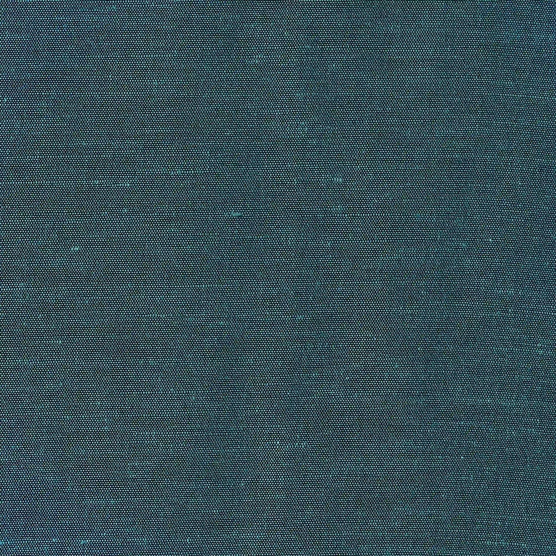 Solid Dyed Linen Cotton Polyester blend Deepsea Set of 2 Window Curtains | Paleto