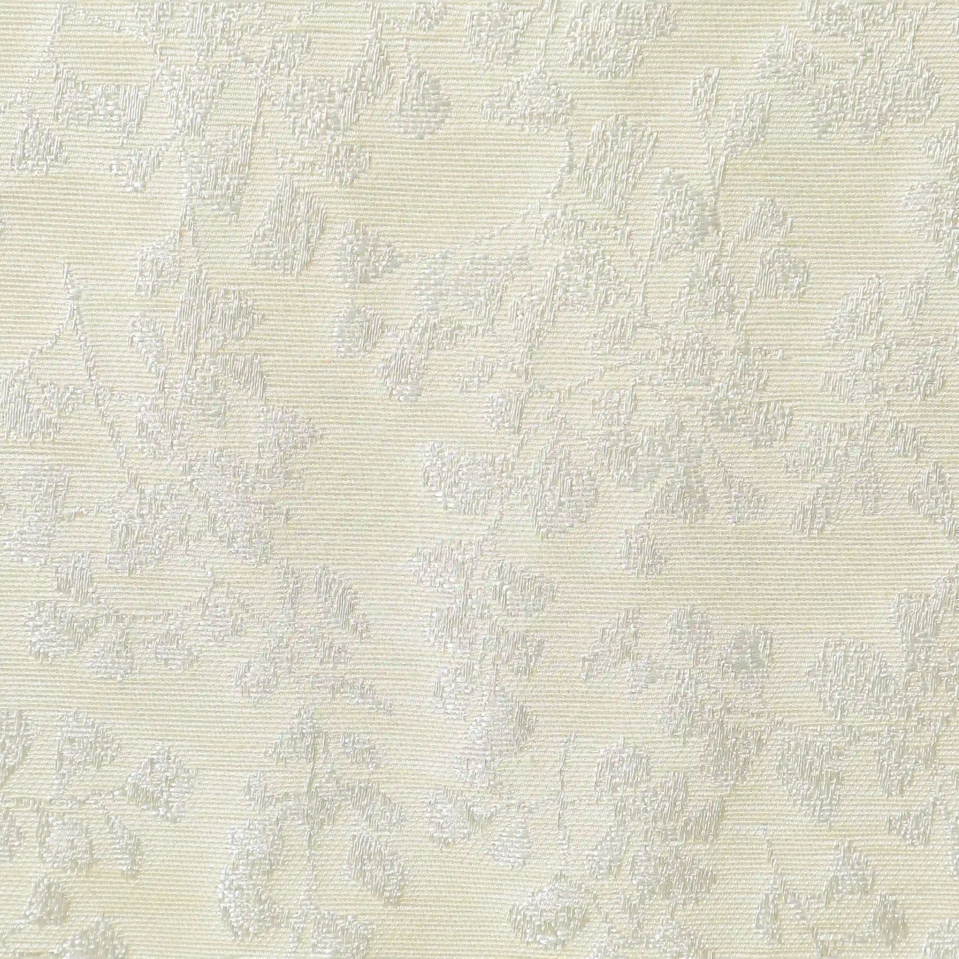 Jacquard Polyester Cotton blend Ivory Set of 2 Window Curtains | De Jacquard Luxe
