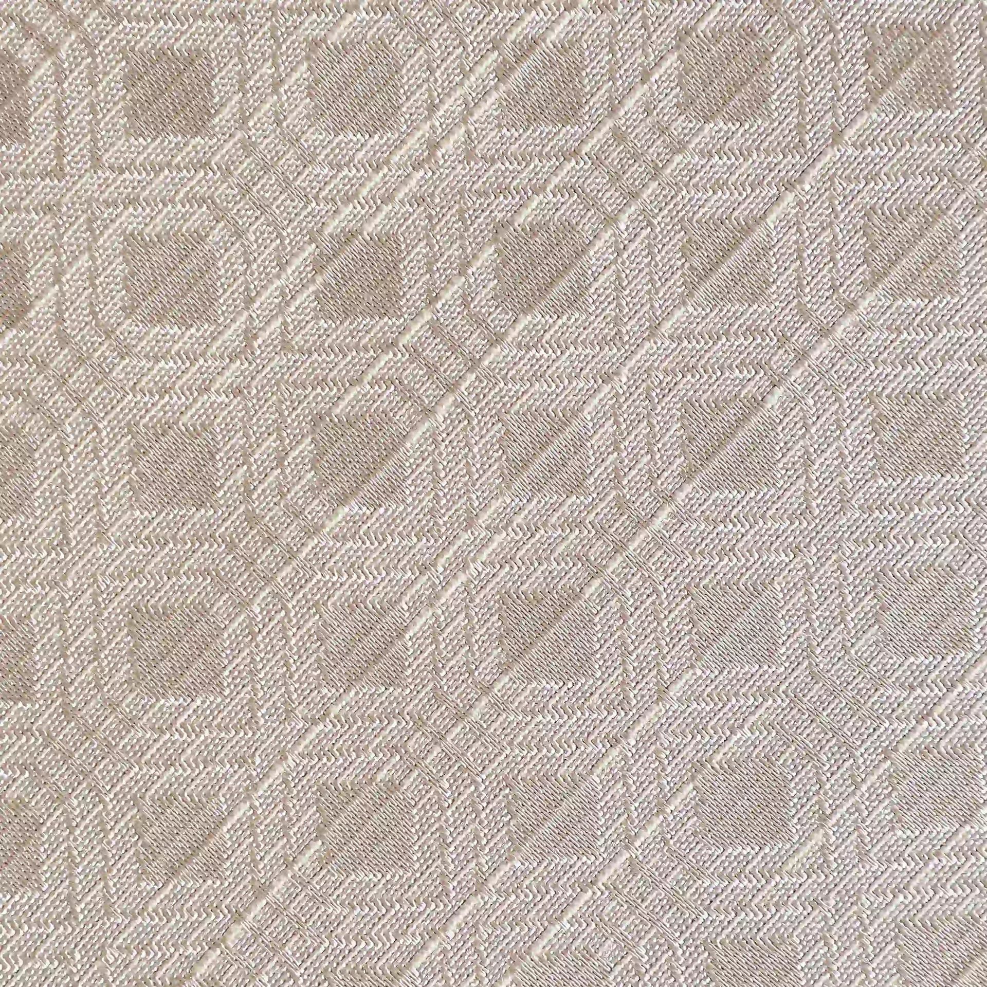 Jacquard Polyester Cotton blend Bone Set of 2 Long Door Curtains | De Jacquard Classic