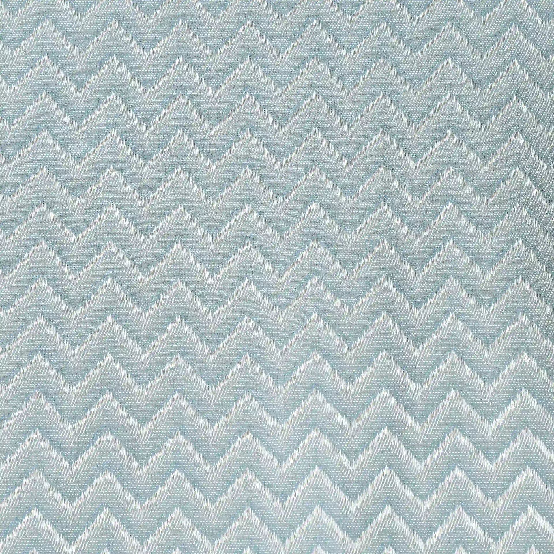 Jacquard Polyester Cotton blend Blue Dust Set of 2 Door Curtains | De Jacquard Classic