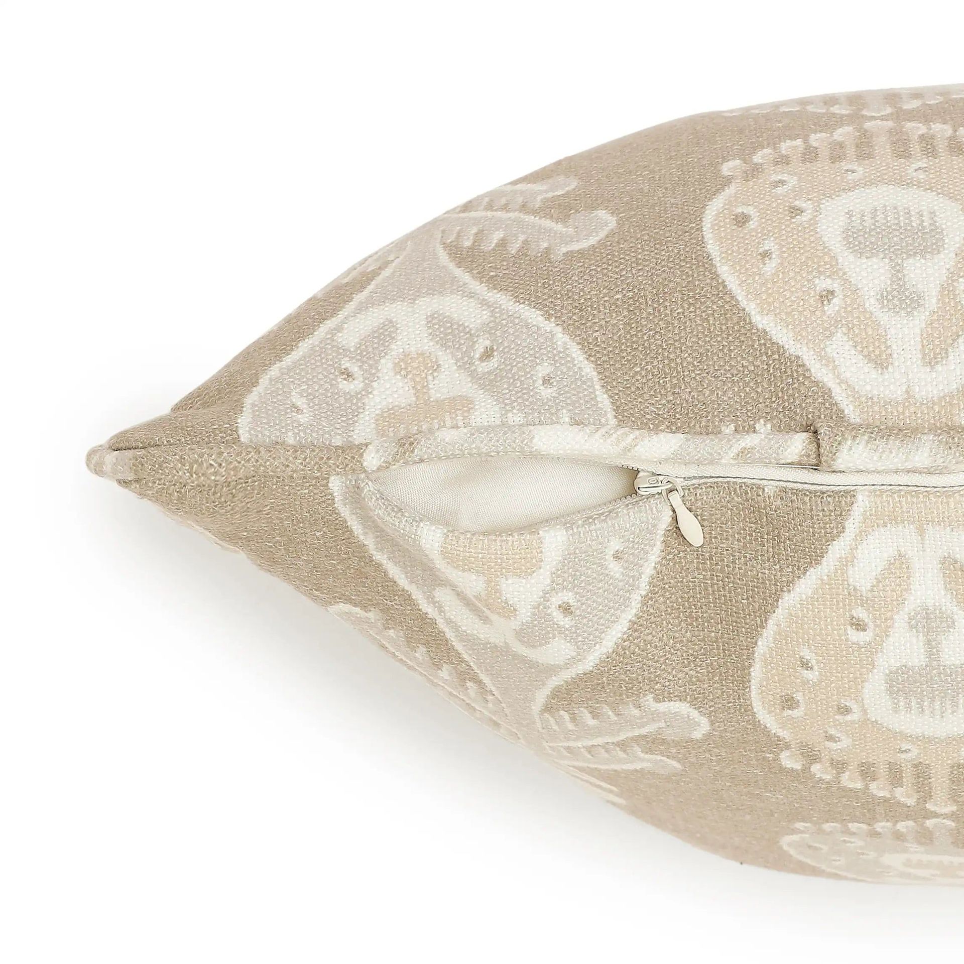 Ethnic Polyester Blend Henna Cushion Cover | Estrella
