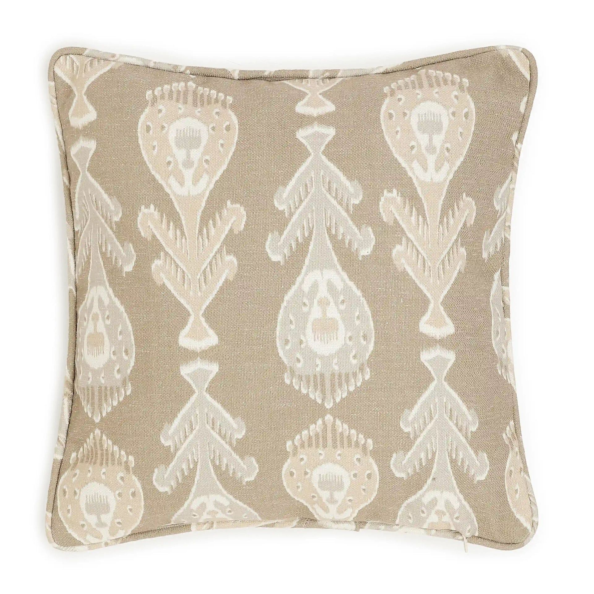 Ethnic Polyester Blend Henna Cushion Cover | Estrella